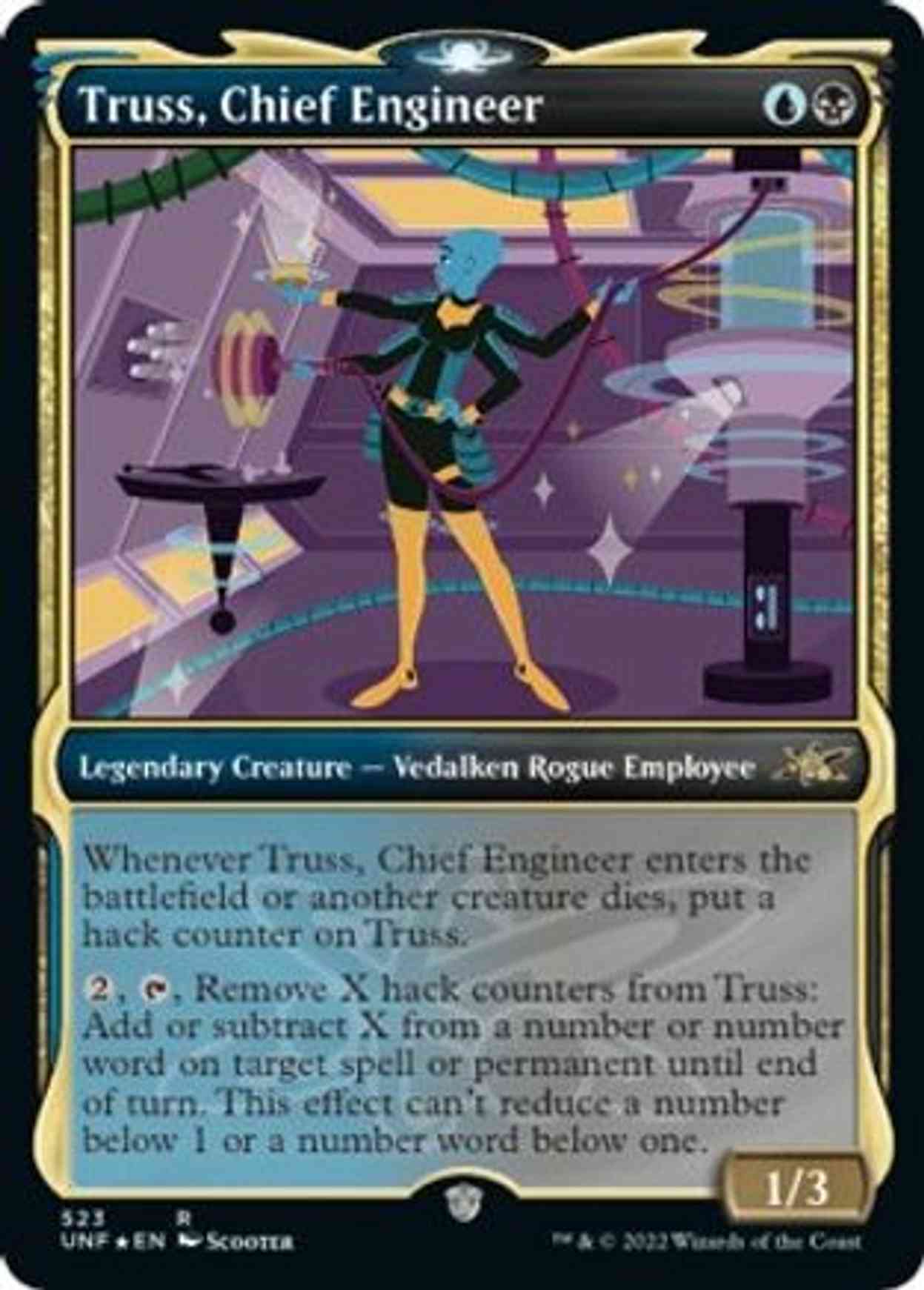 Truss, Chief Engineer (Showcase) (Galaxy Foil) magic card front