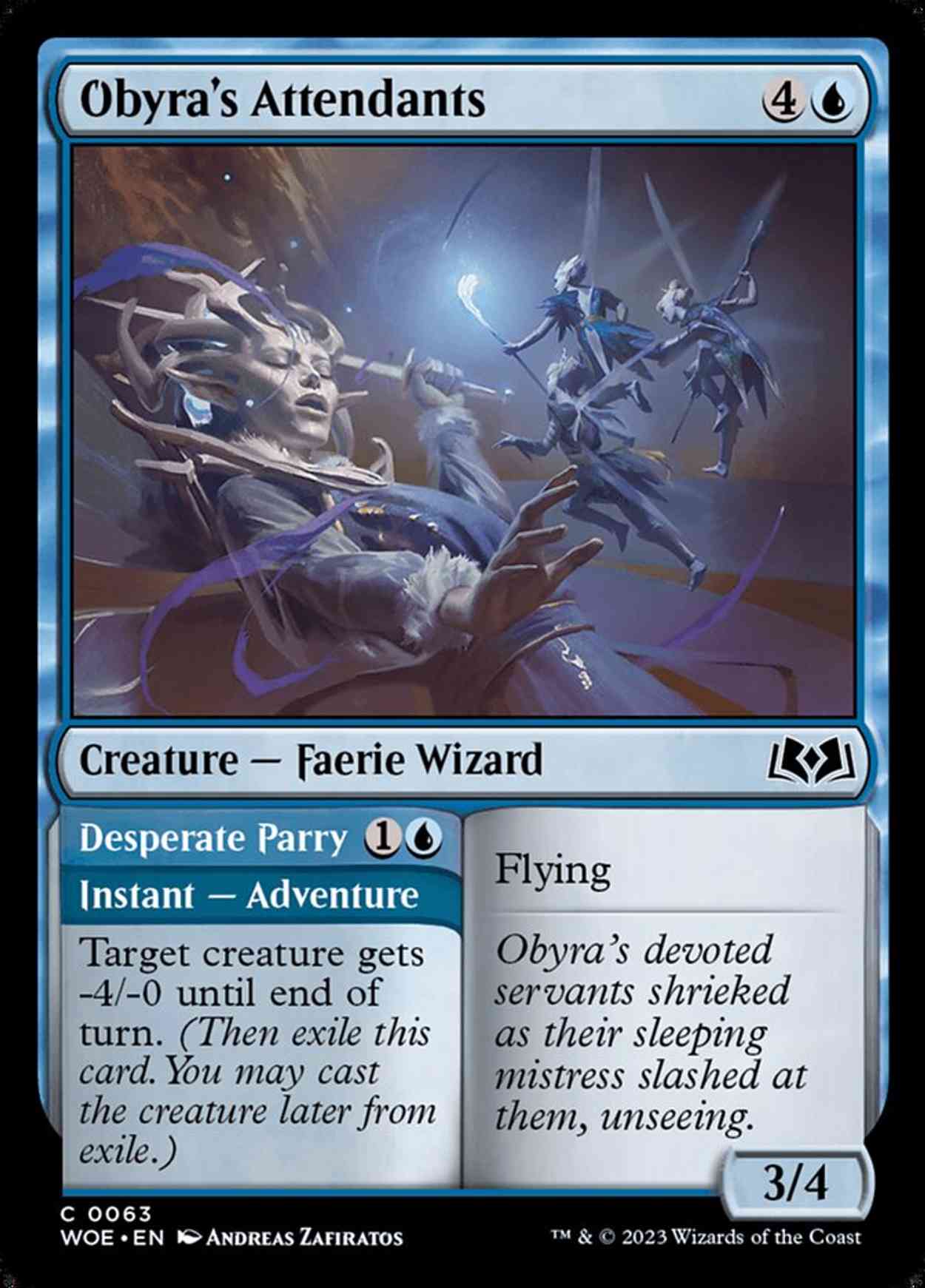 Obyra's Attendants magic card front