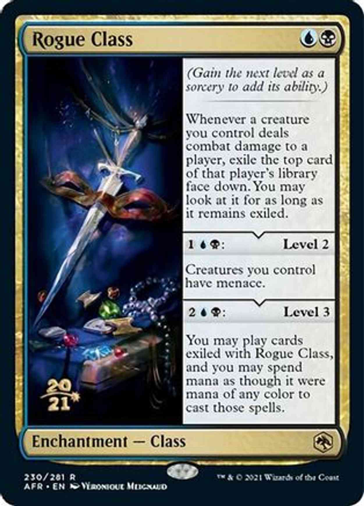 Rogue Class magic card front