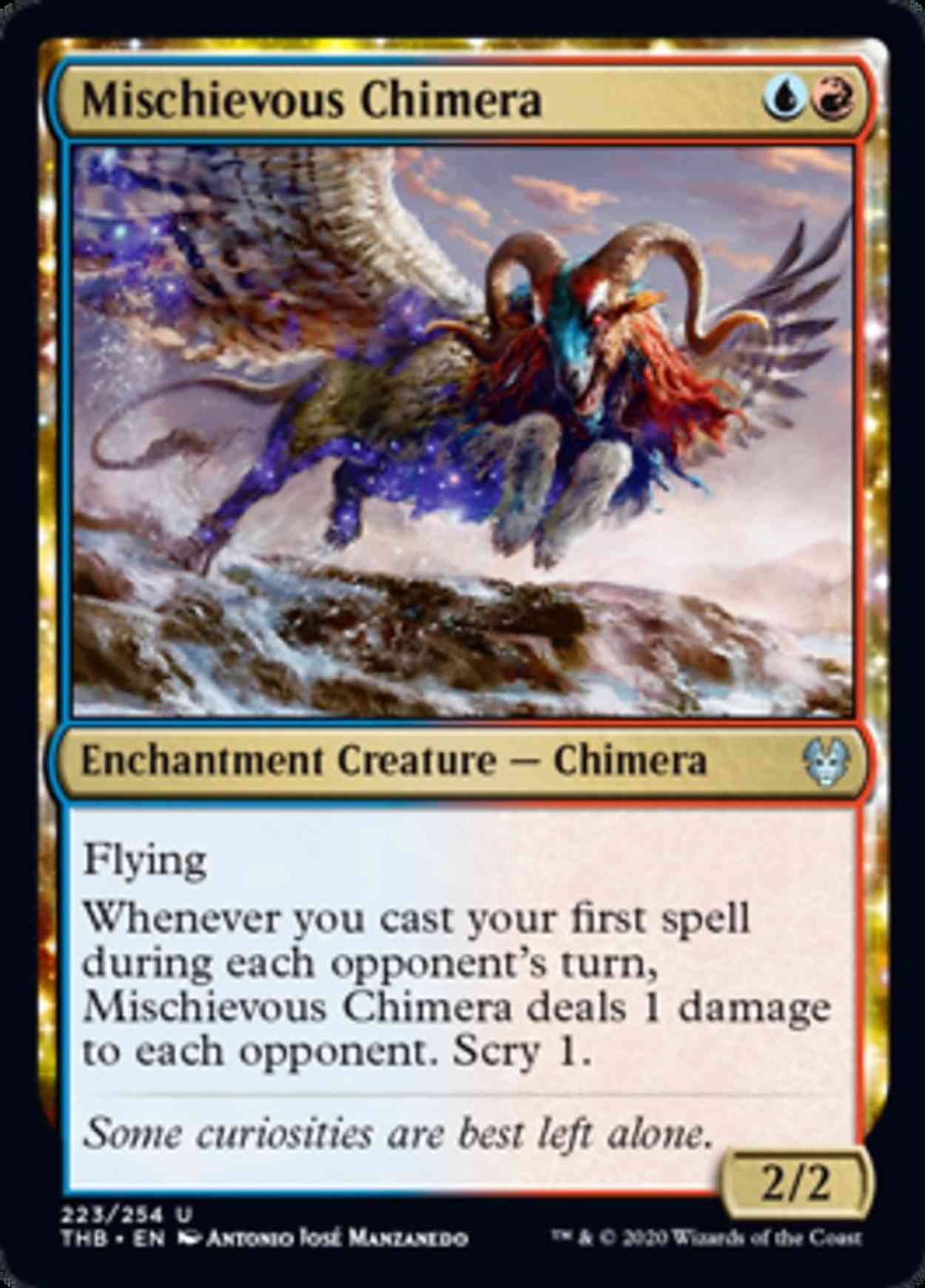 Mischievous Chimera magic card front