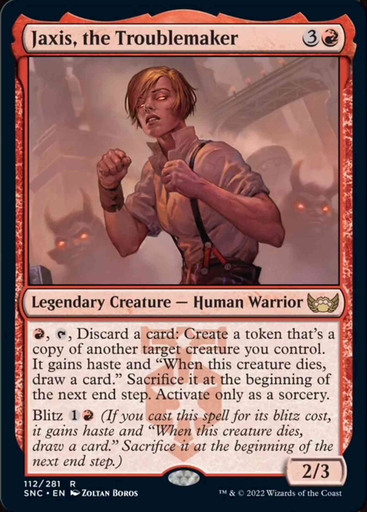 Jaxis, the Troublemaker magic card front