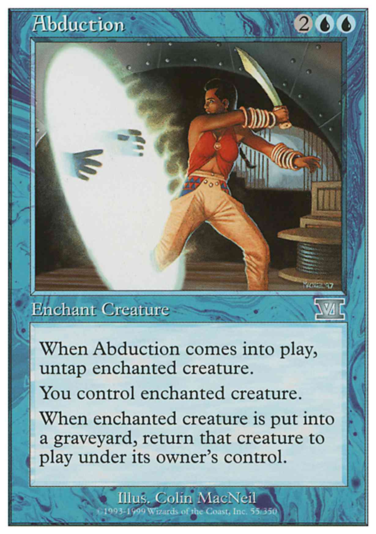 Abduction magic card front