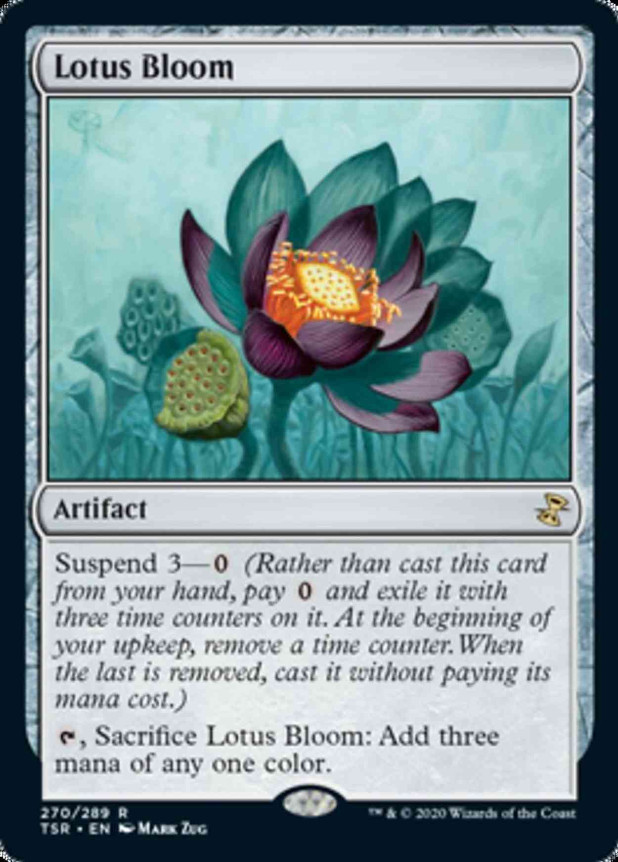 Lotus Bloom magic card front