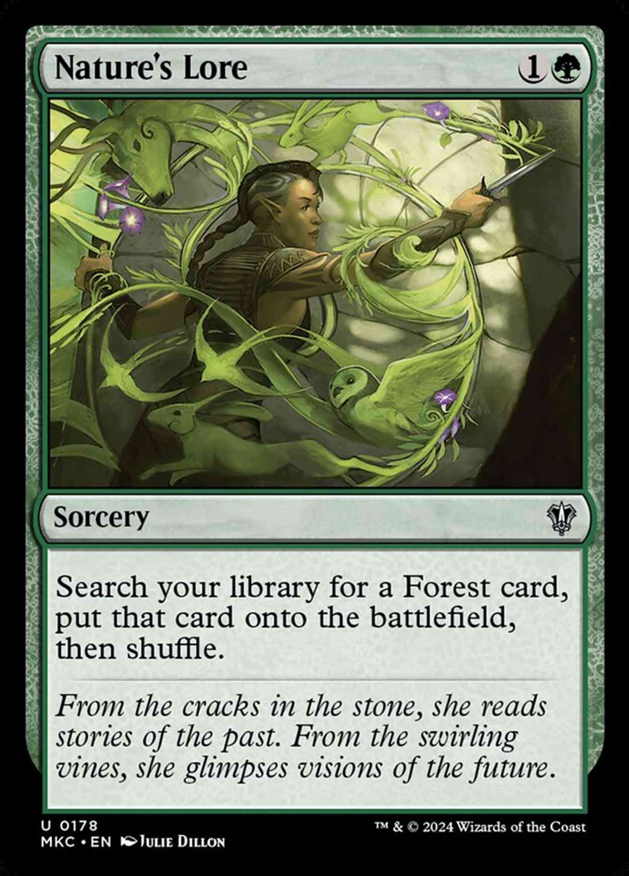 Nature's Lore magic card front