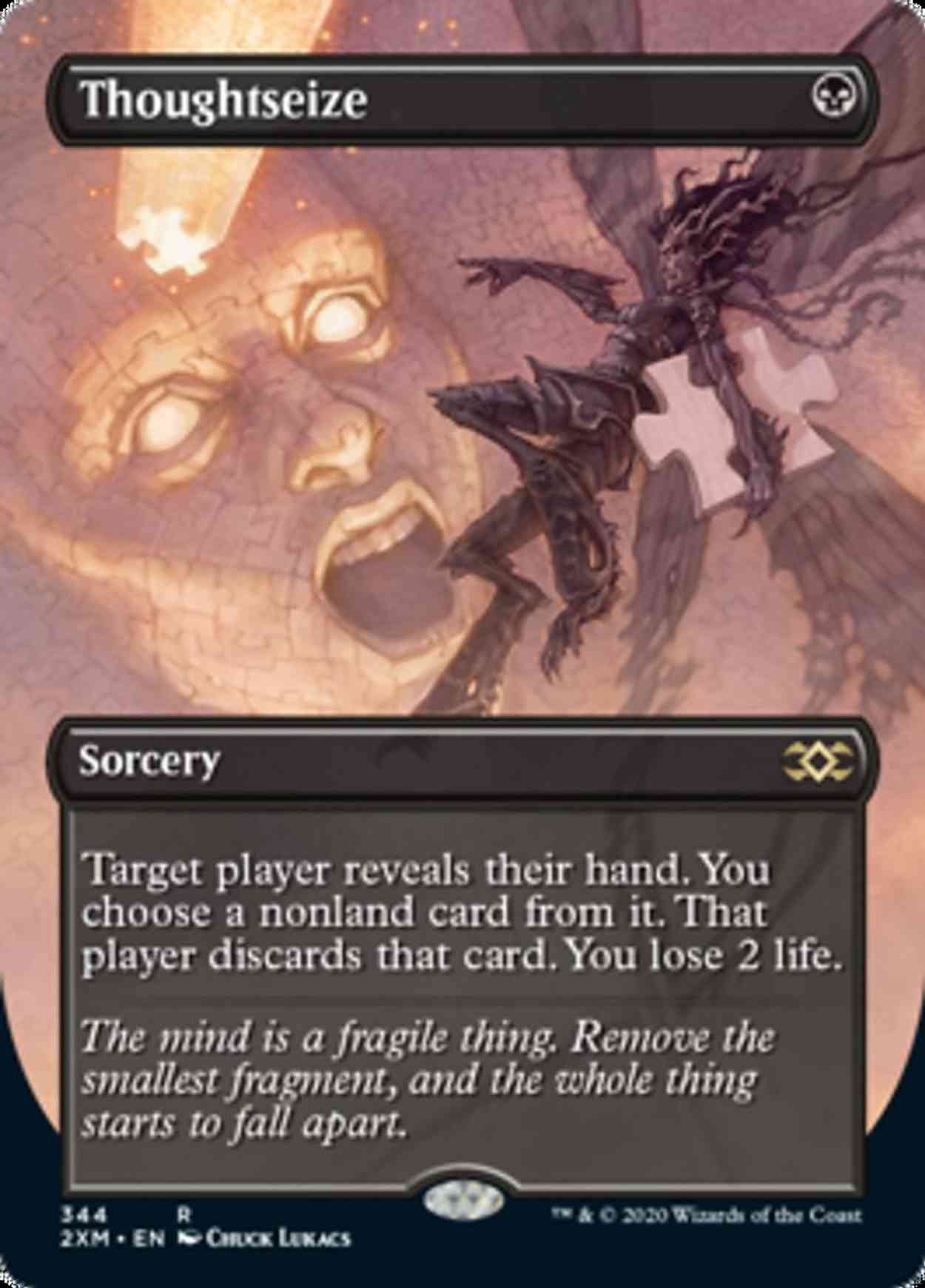 Thoughtseize (Borderless) magic card front