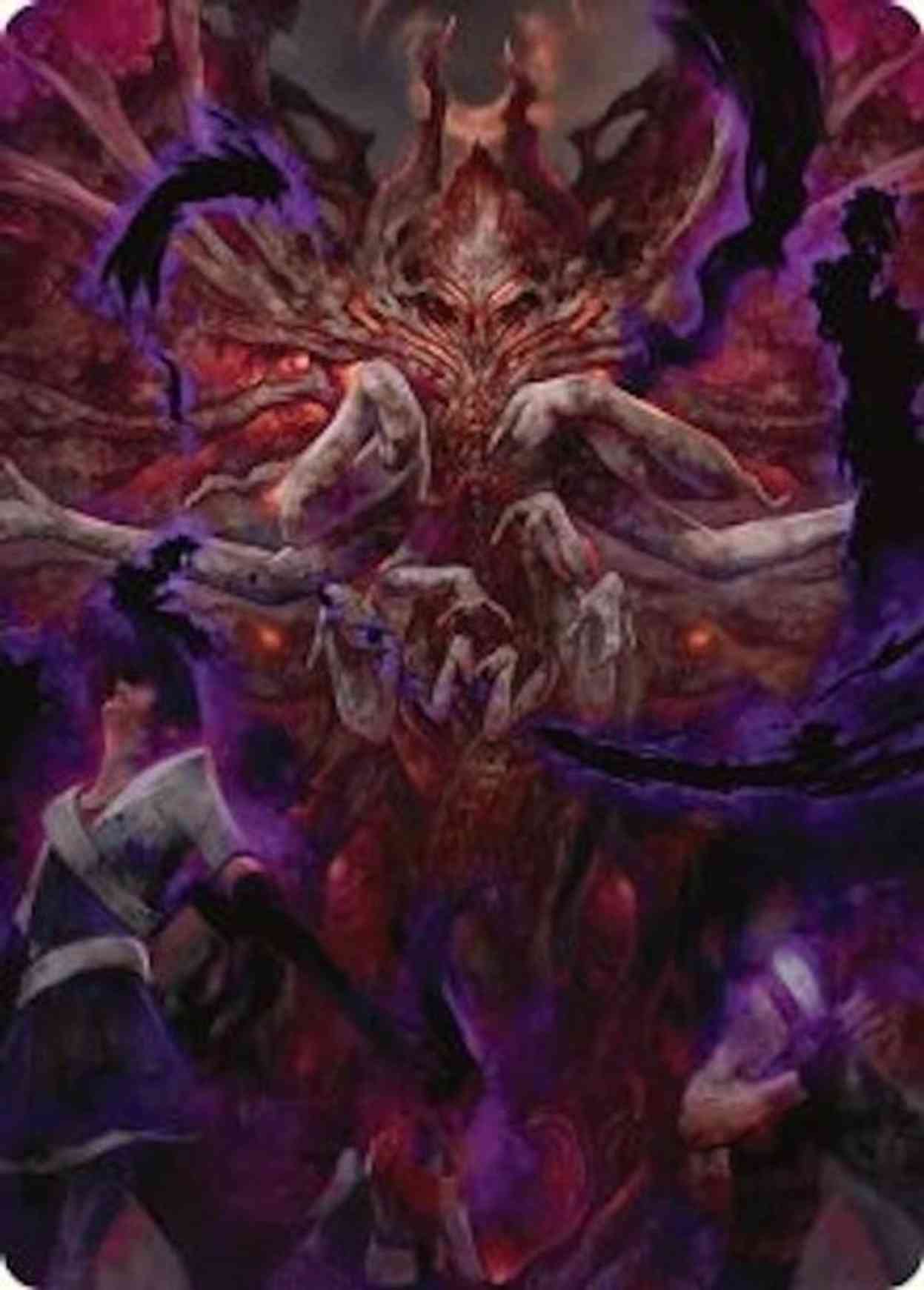 Damnation Art Card magic card front