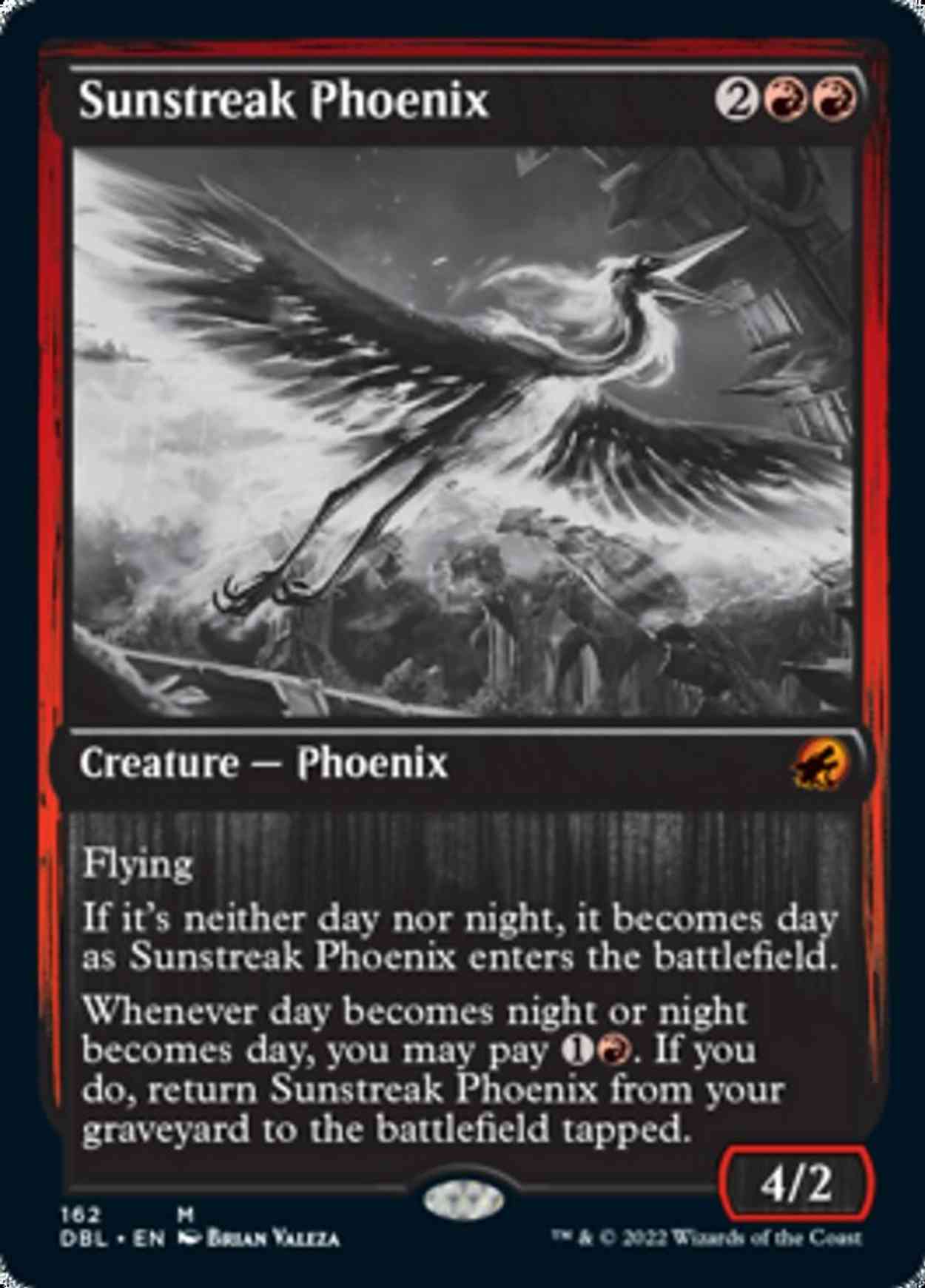 Sunstreak Phoenix magic card front