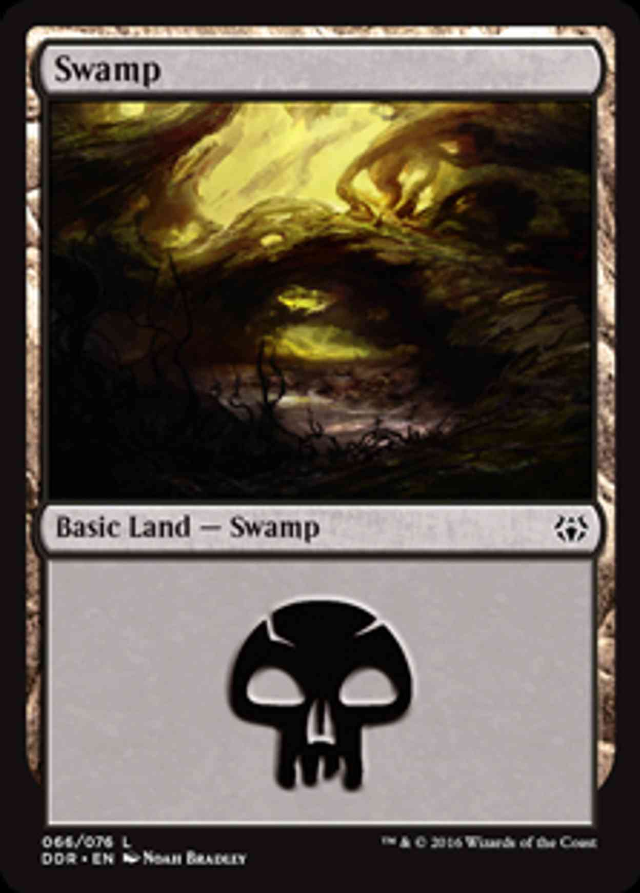 Swamp (66) magic card front
