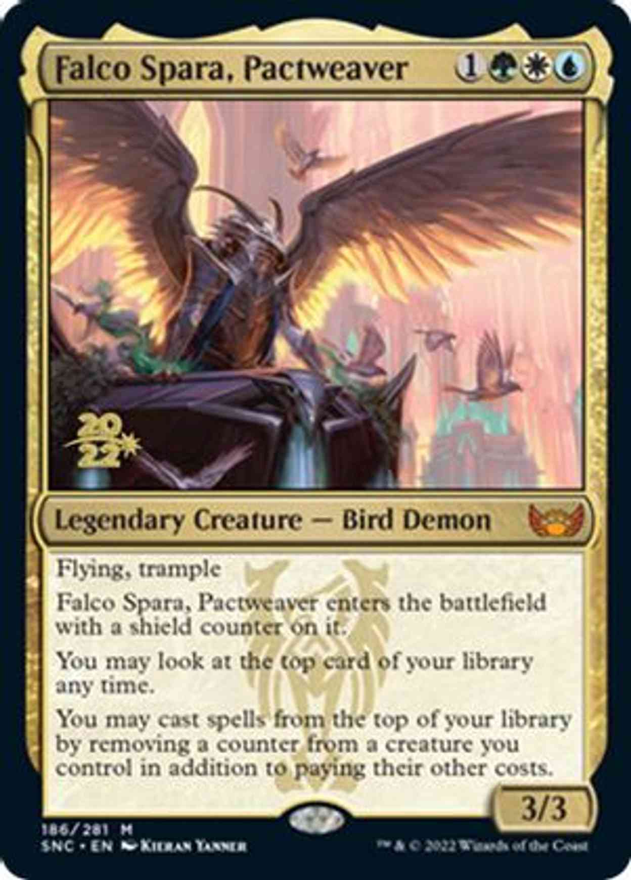 Falco Spara, Pactweaver magic card front