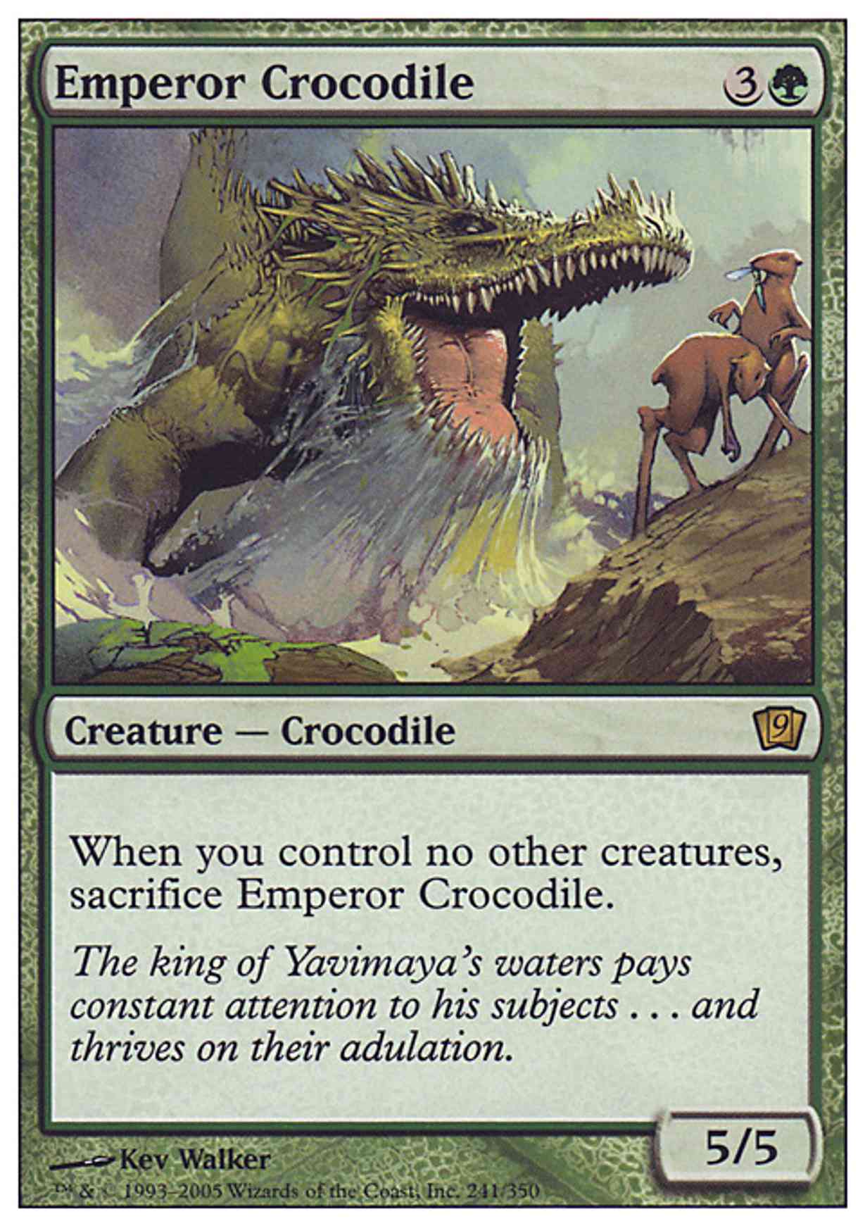 Emperor Crocodile magic card front