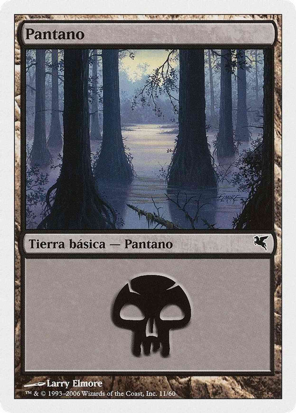 Swamp (Spanish) - "Pantano" (F11) magic card front