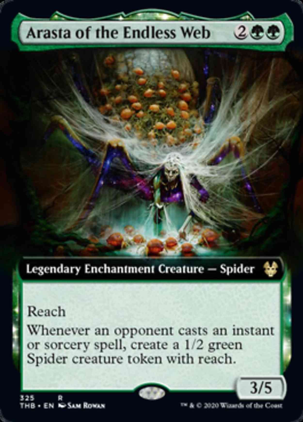 Arasta of the Endless Web (Extended Art) magic card front