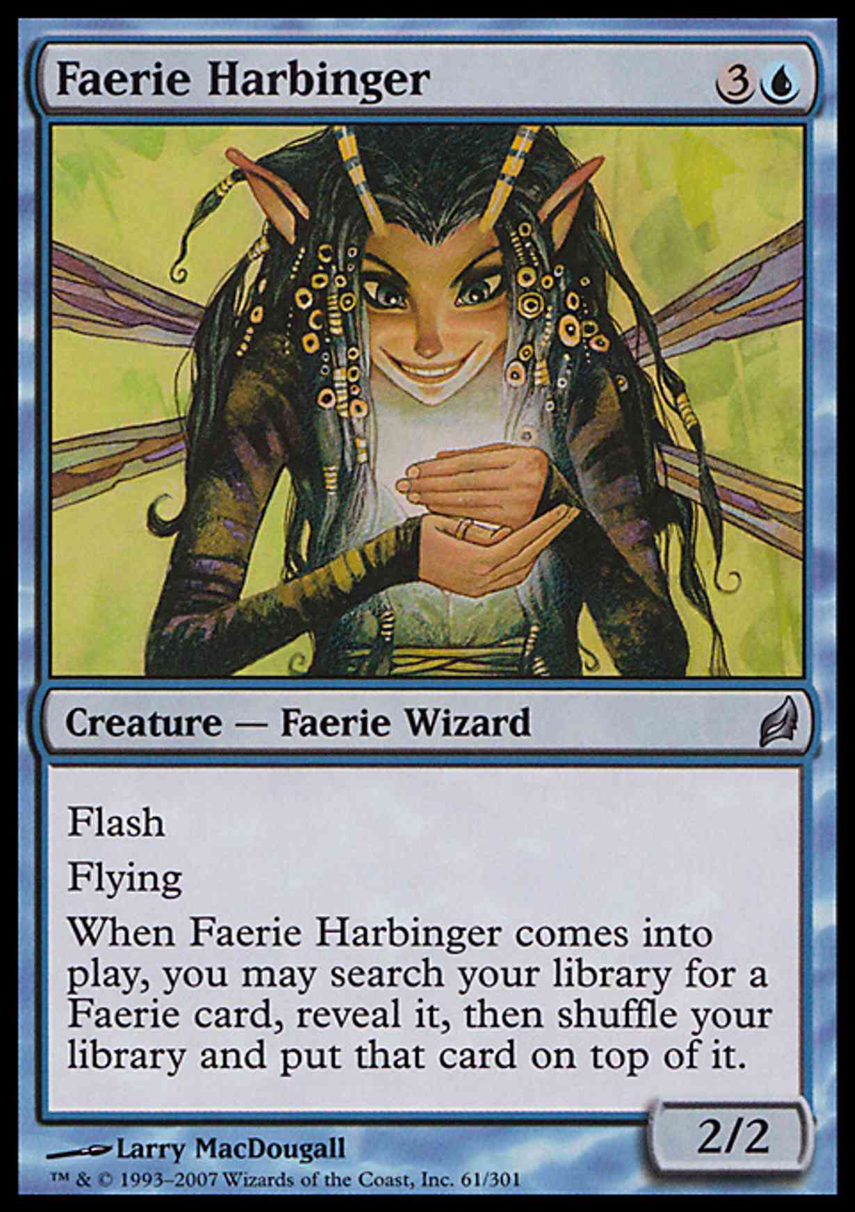 Faerie Harbinger magic card front