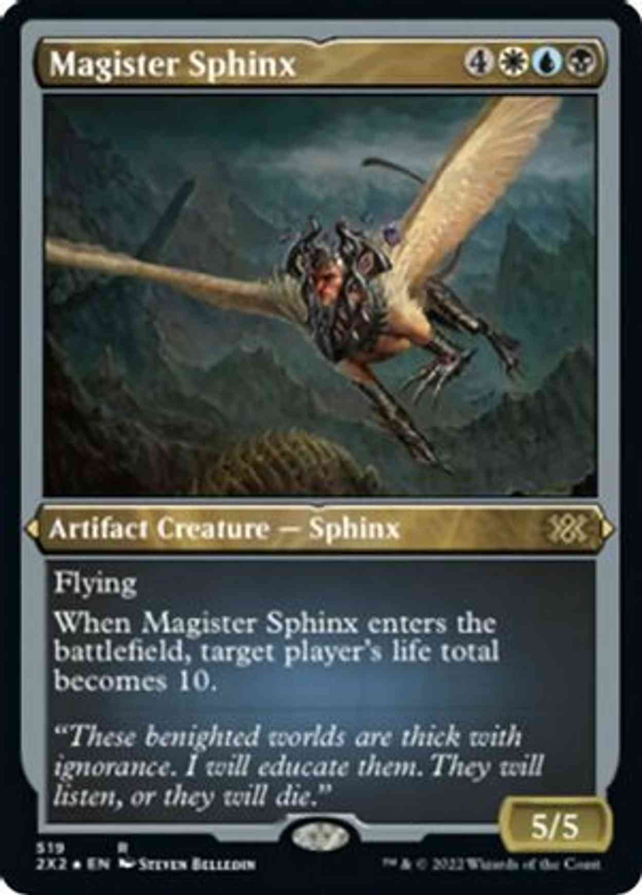Magister Sphinx (Foil Etched) magic card front