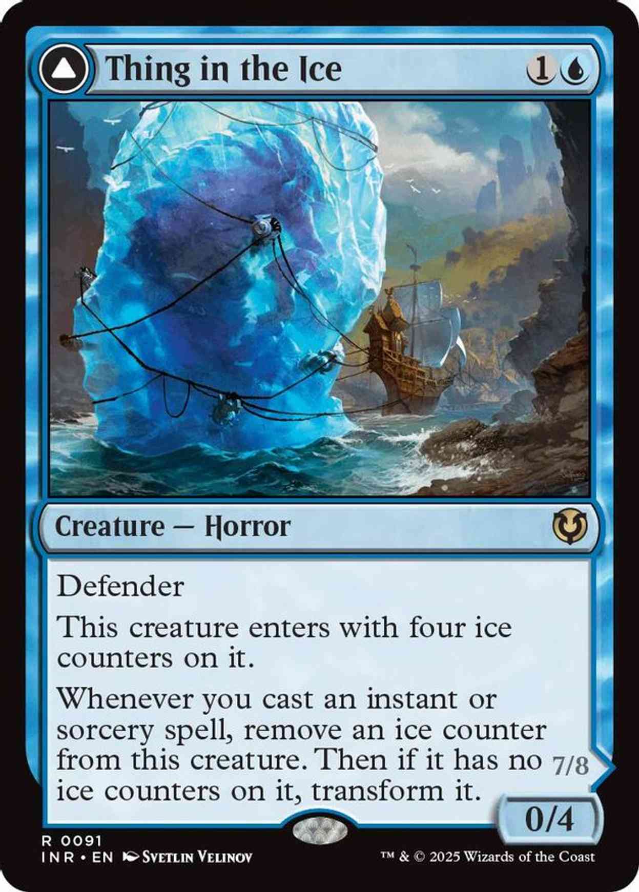 Thing in the Ice magic card front