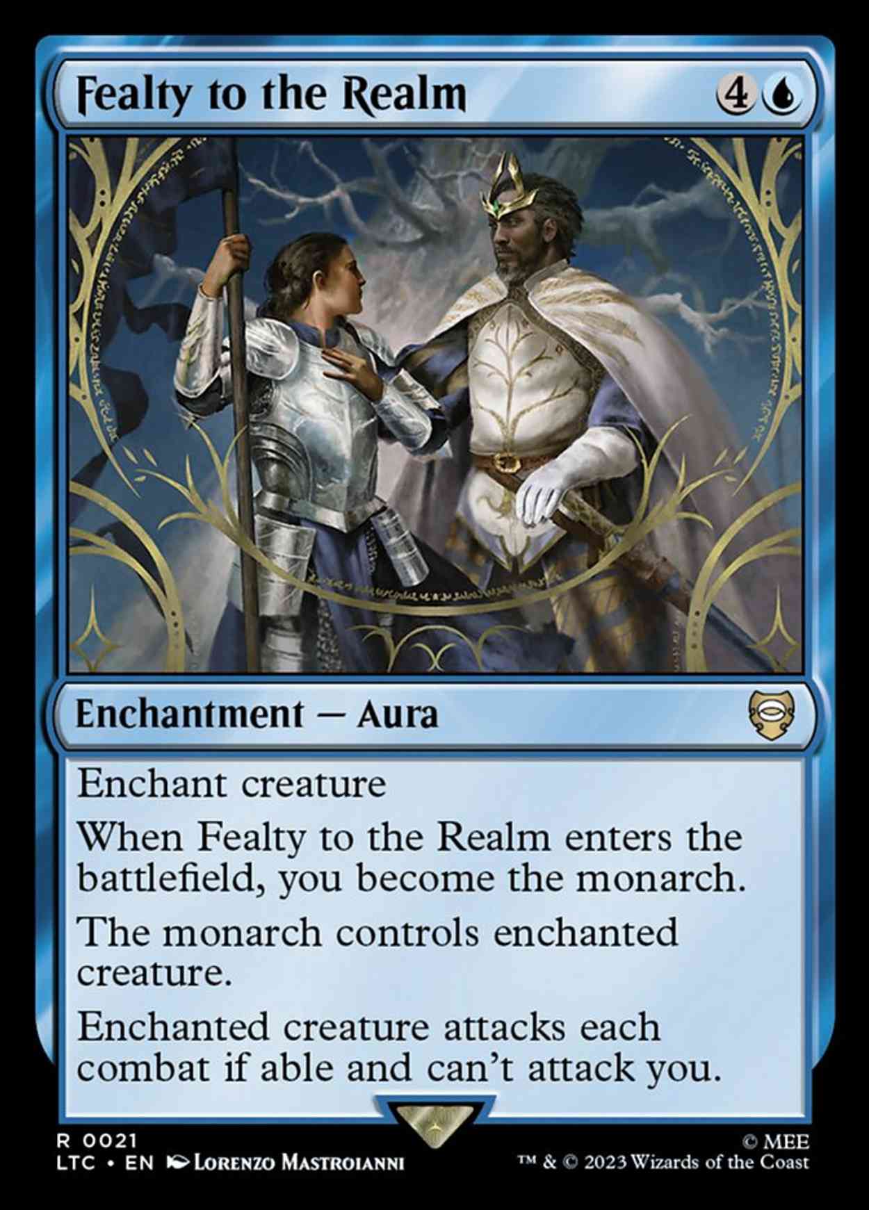 Fealty to the Realm magic card front