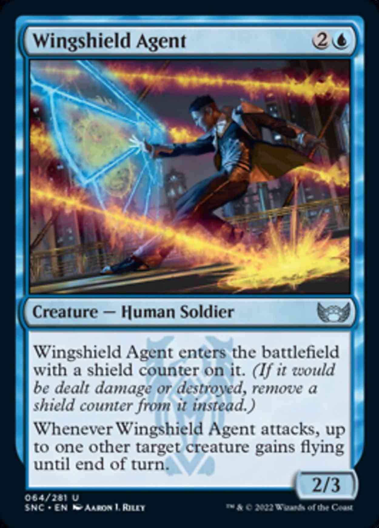 Wingshield Agent magic card front