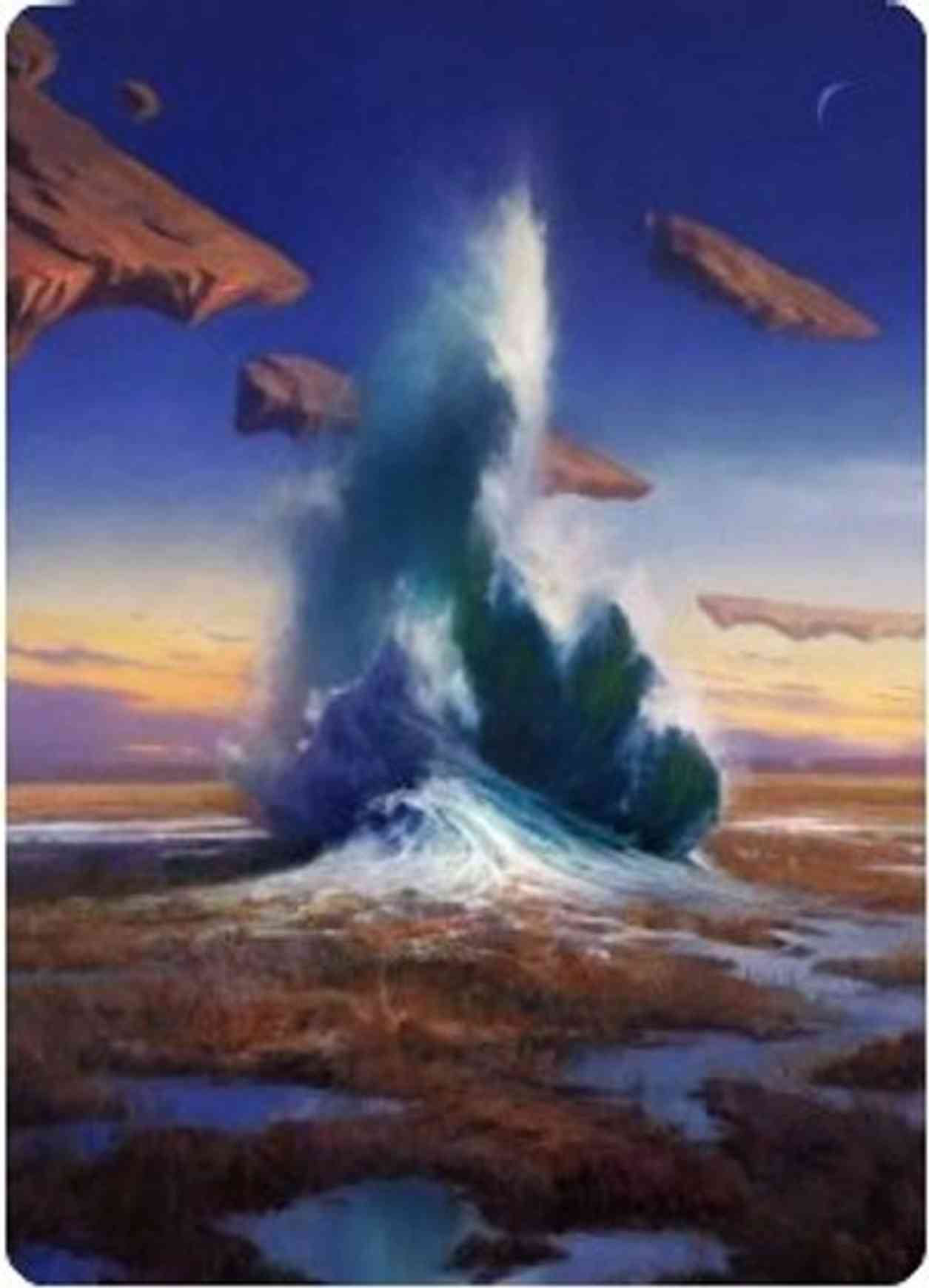 Flooded Strand Art Card magic card front