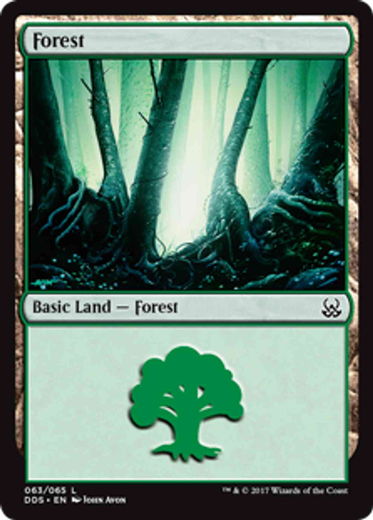 Forest (63) magic card front