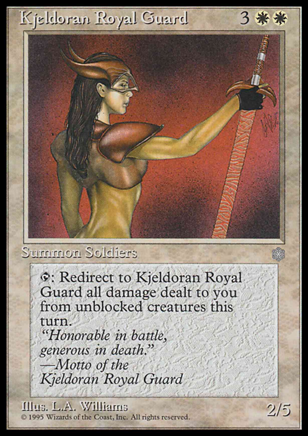 Kjeldoran Royal Guard magic card front