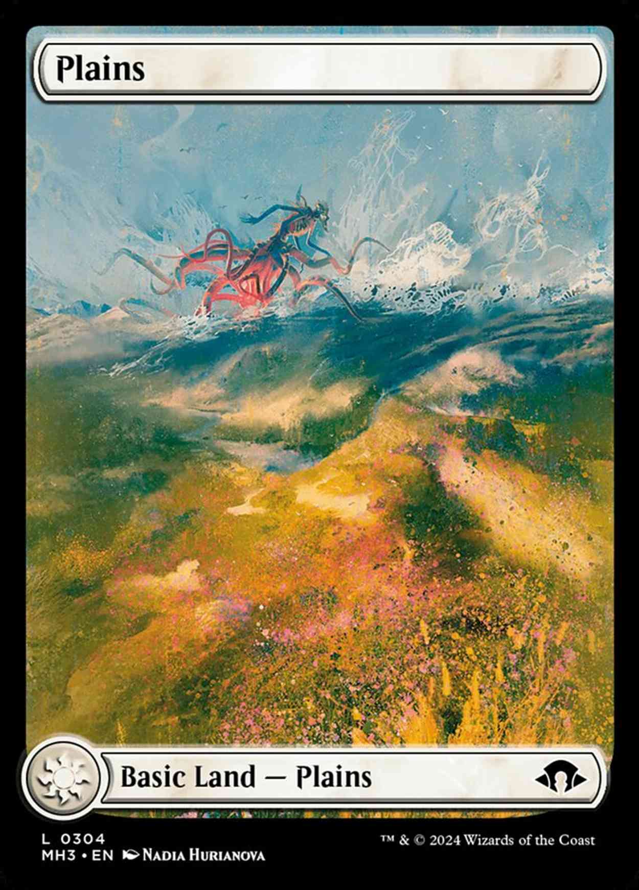 Plains (0304) magic card front