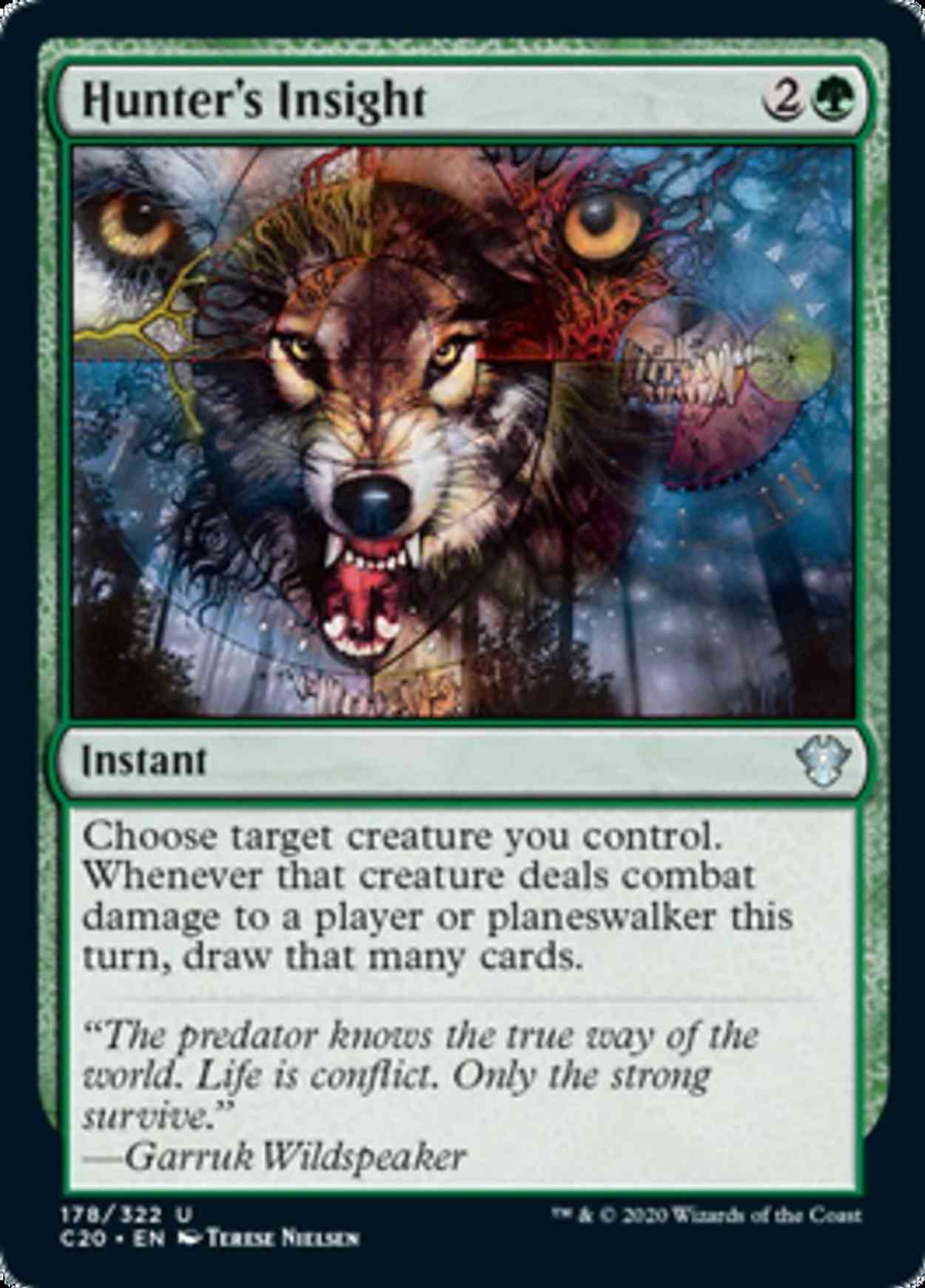 Hunter's Insight magic card front