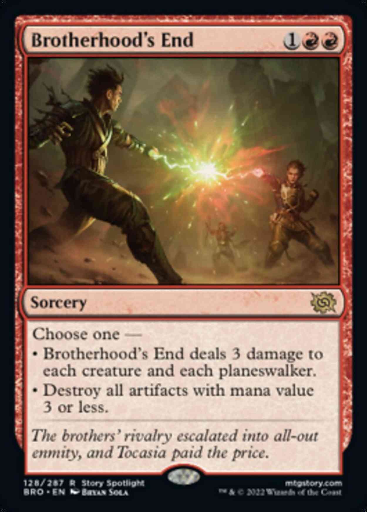 Brotherhood's End magic card front