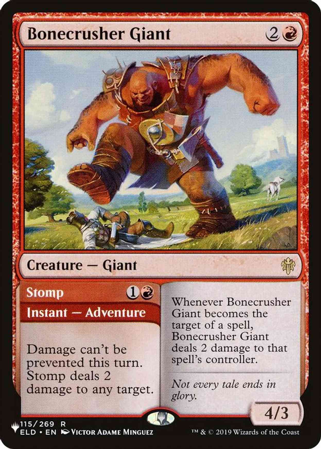 Bonecrusher Giant magic card front