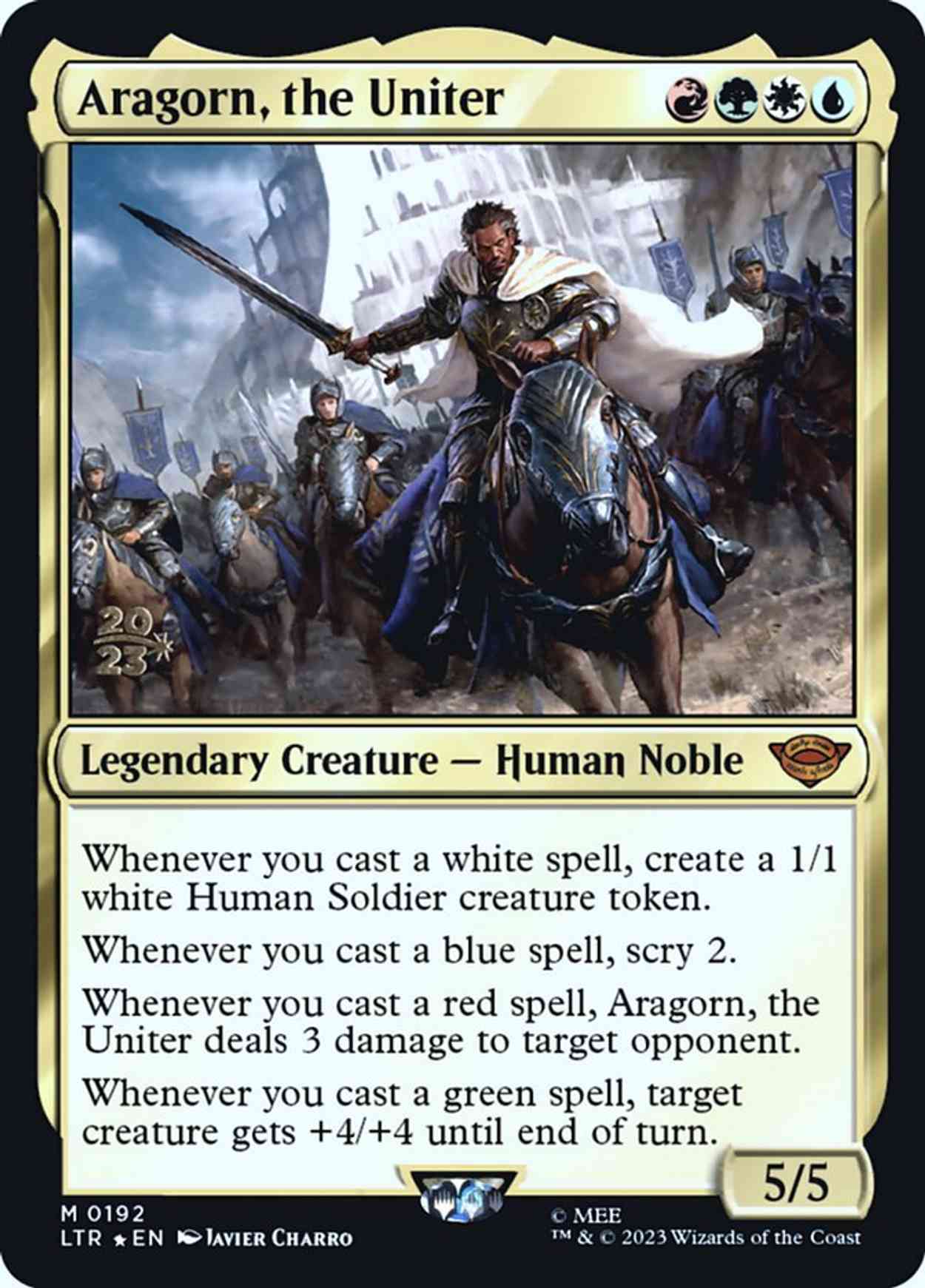 Aragorn, the Uniter magic card front