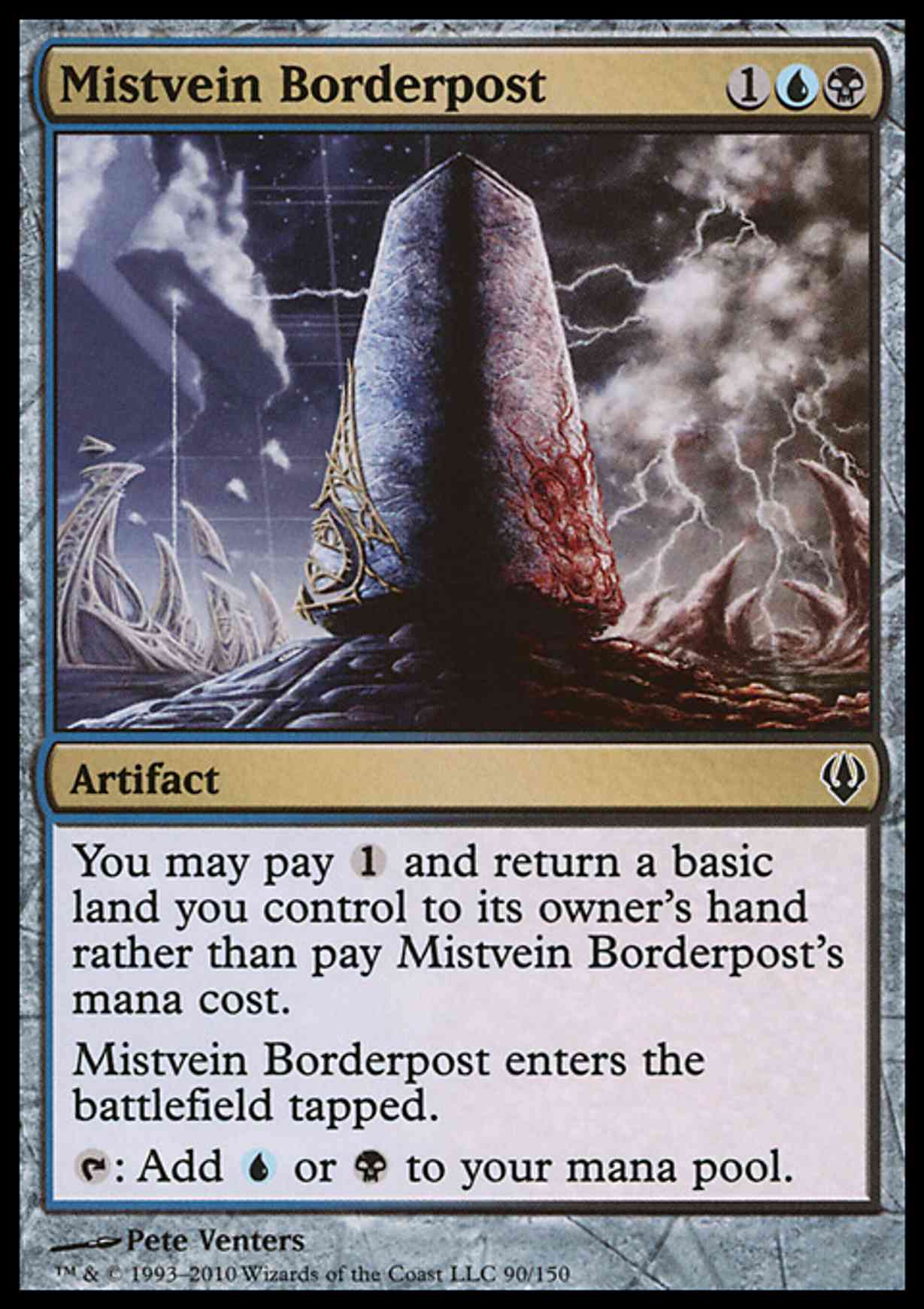 Mistvein Borderpost magic card front