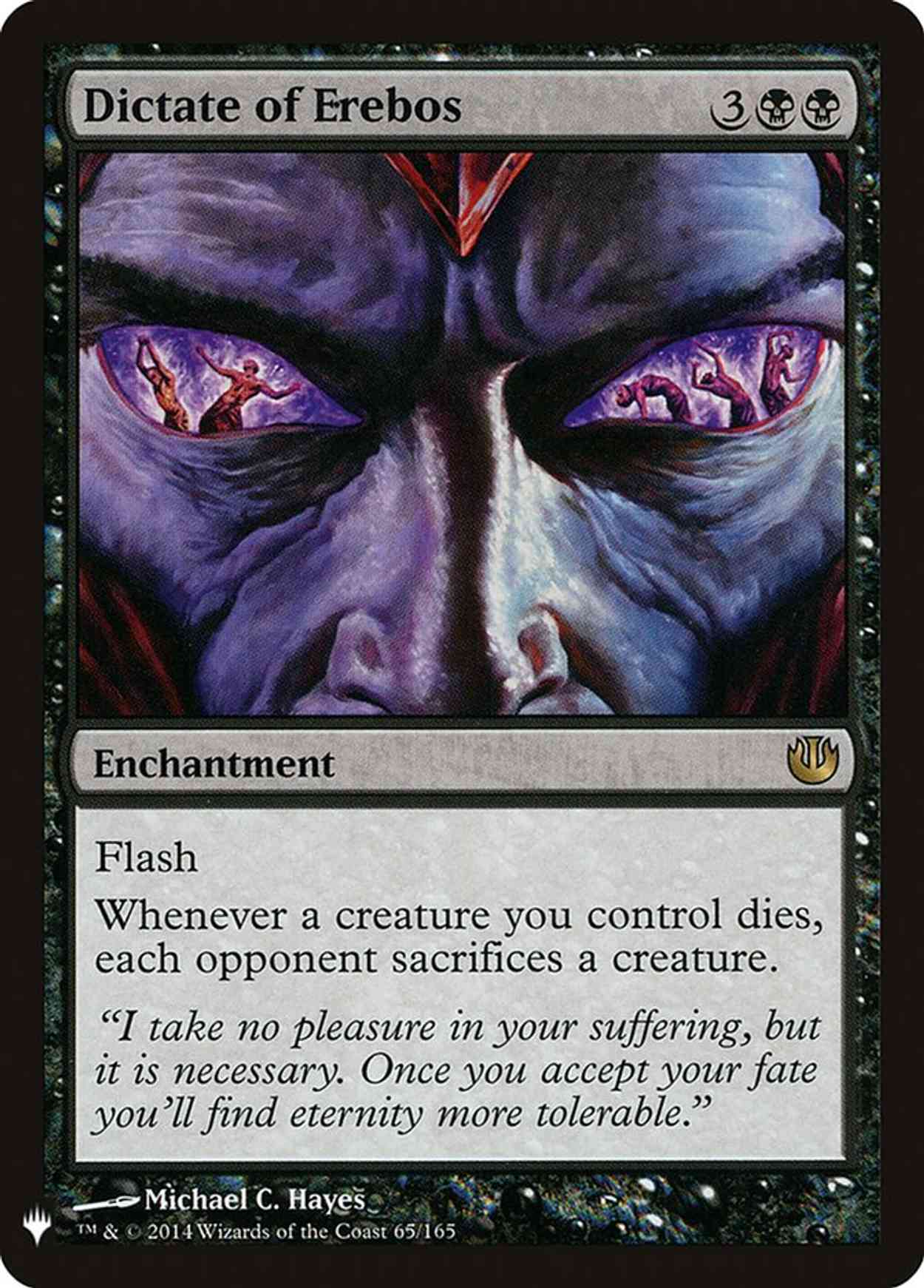 Dictate of Erebos magic card front