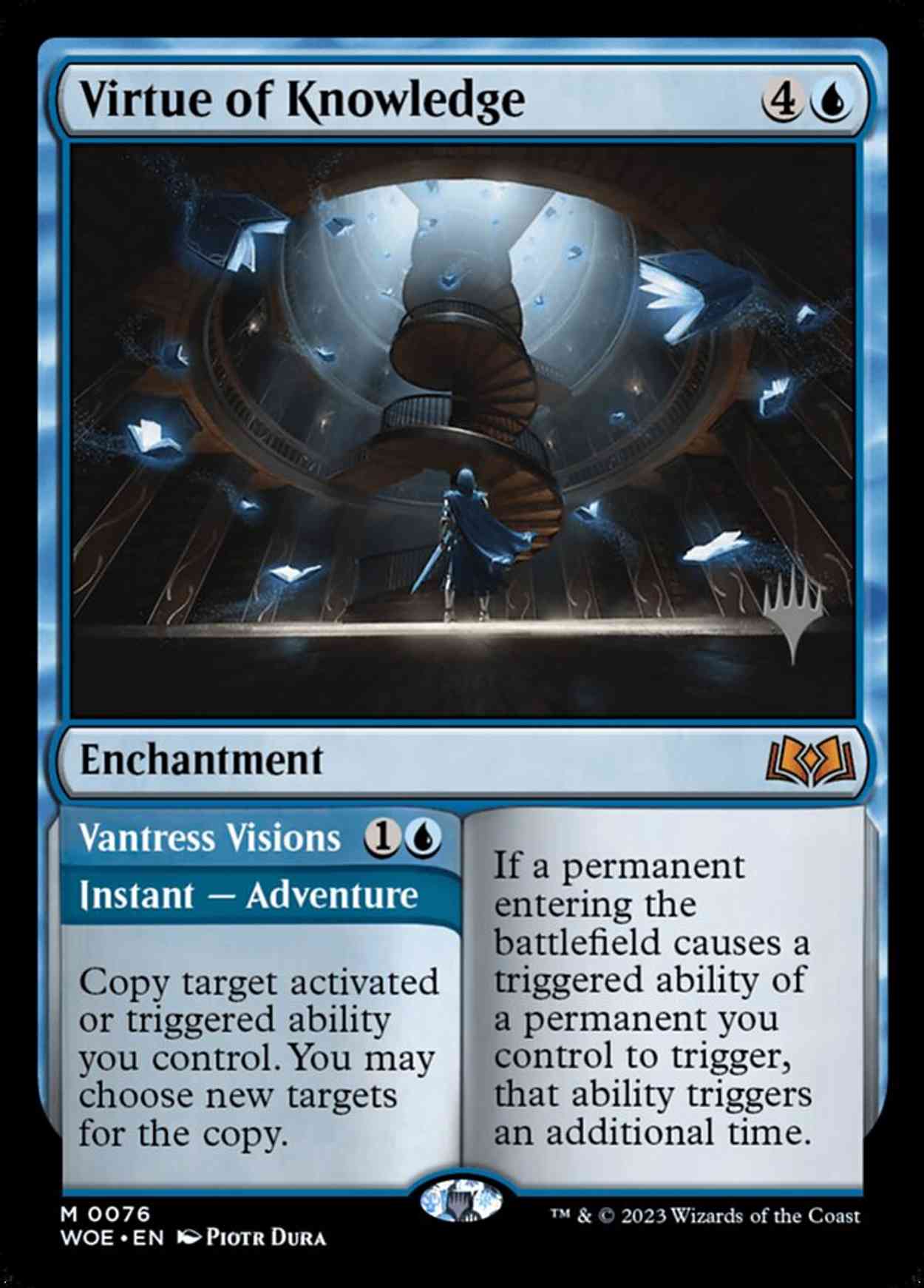 Virtue of Knowledge magic card front