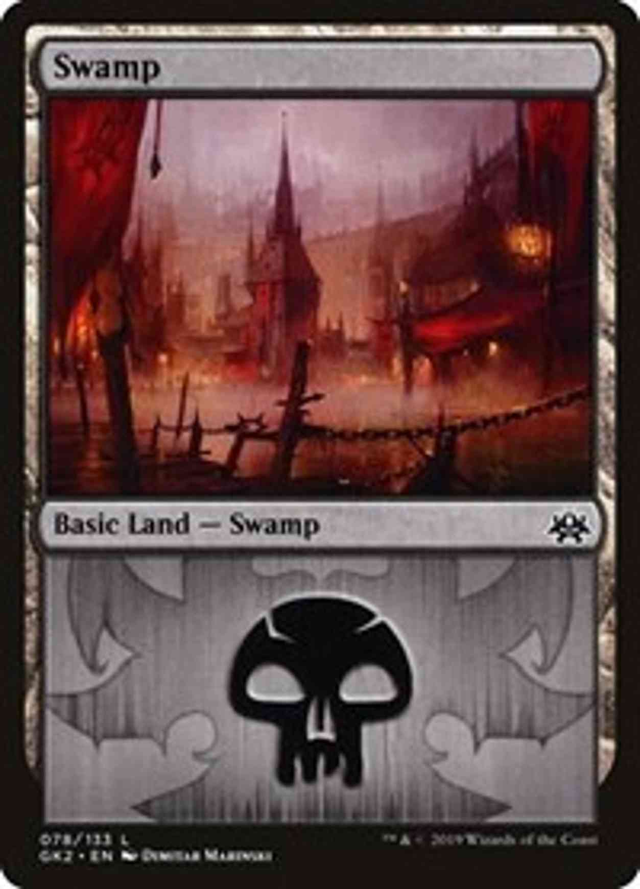 Swamp (78) magic card front