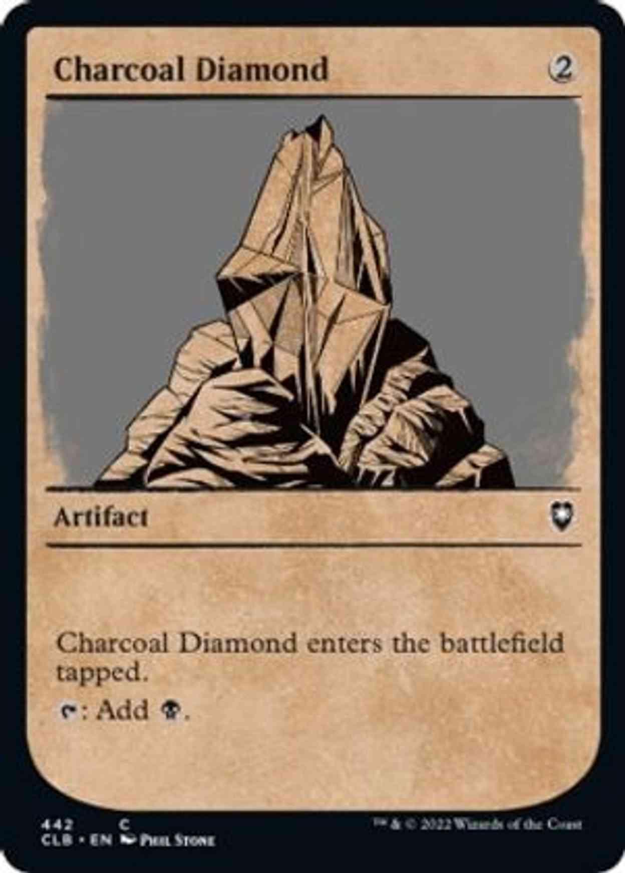 Charcoal Diamond (Showcase) magic card front