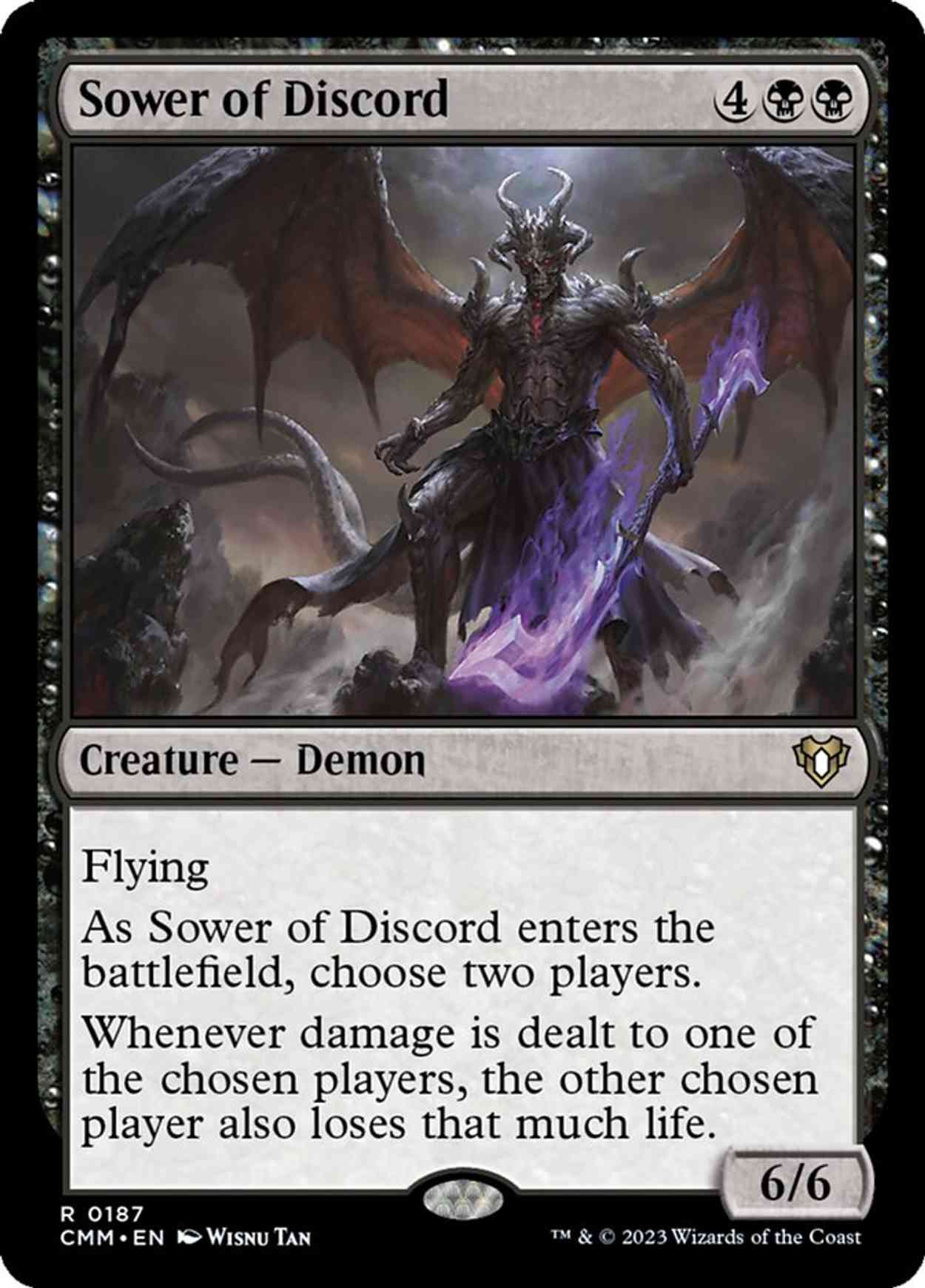 Sower of Discord magic card front