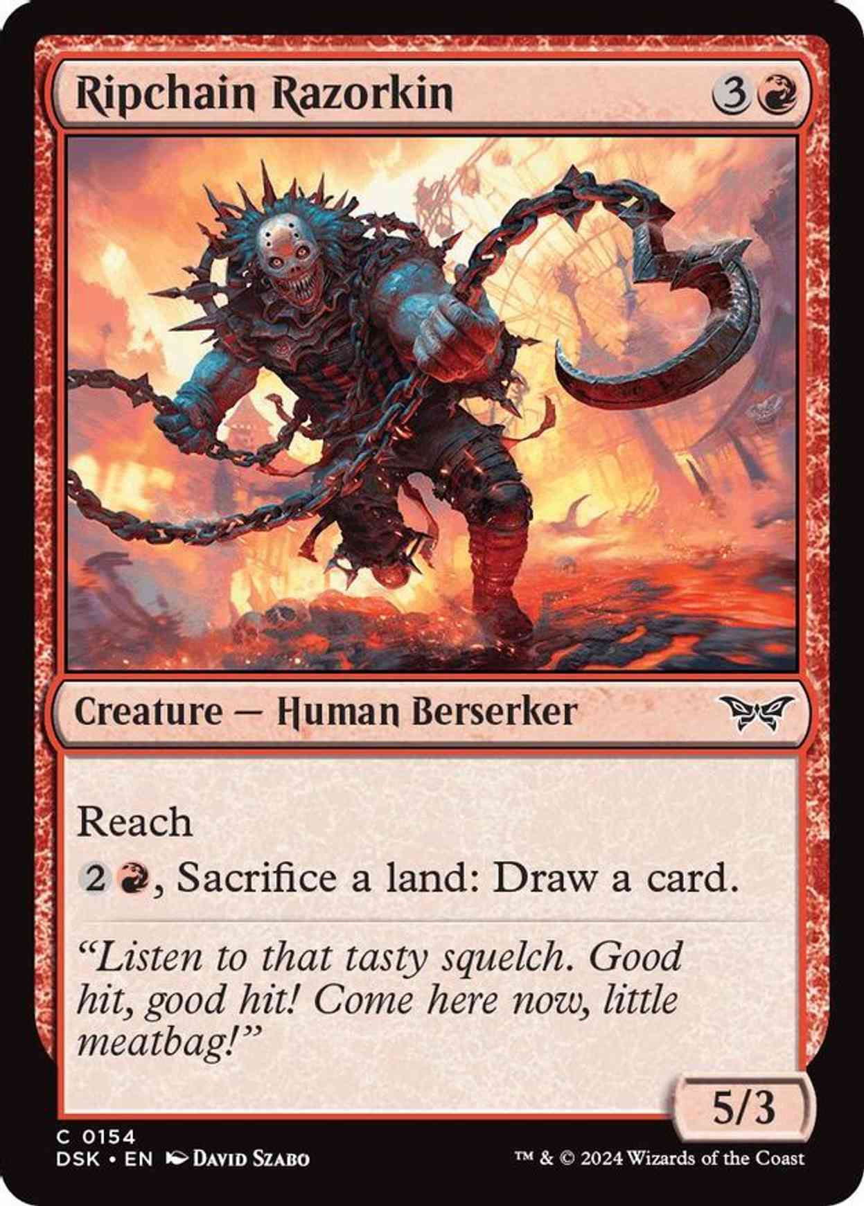 Ripchain Razorkin magic card front