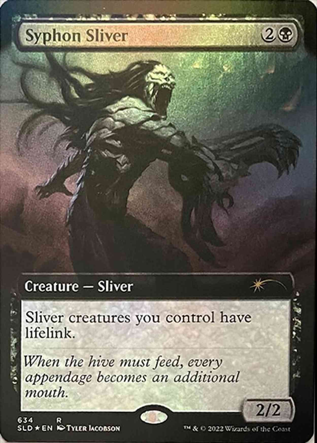 Syphon Sliver (Extended Art) magic card front