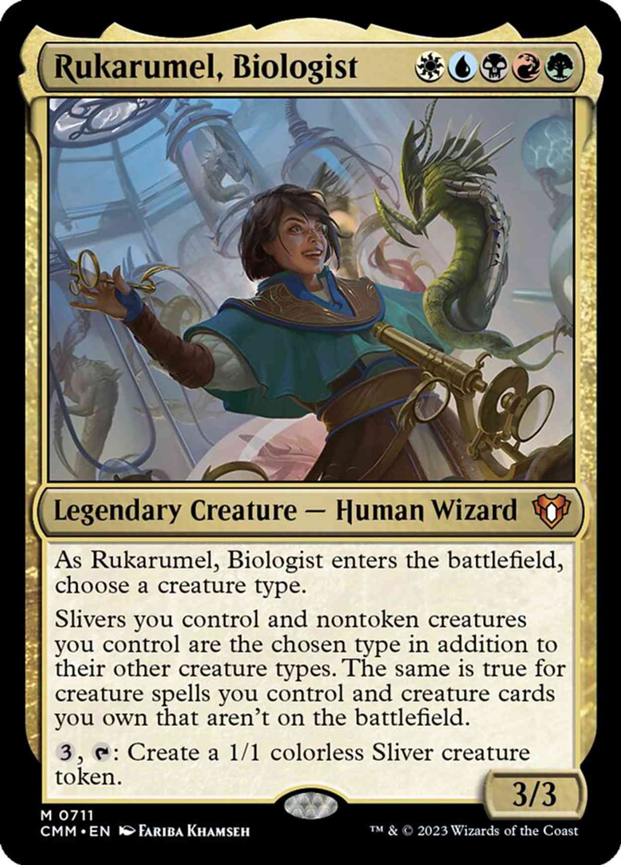 Rukarumel, Biologist magic card front