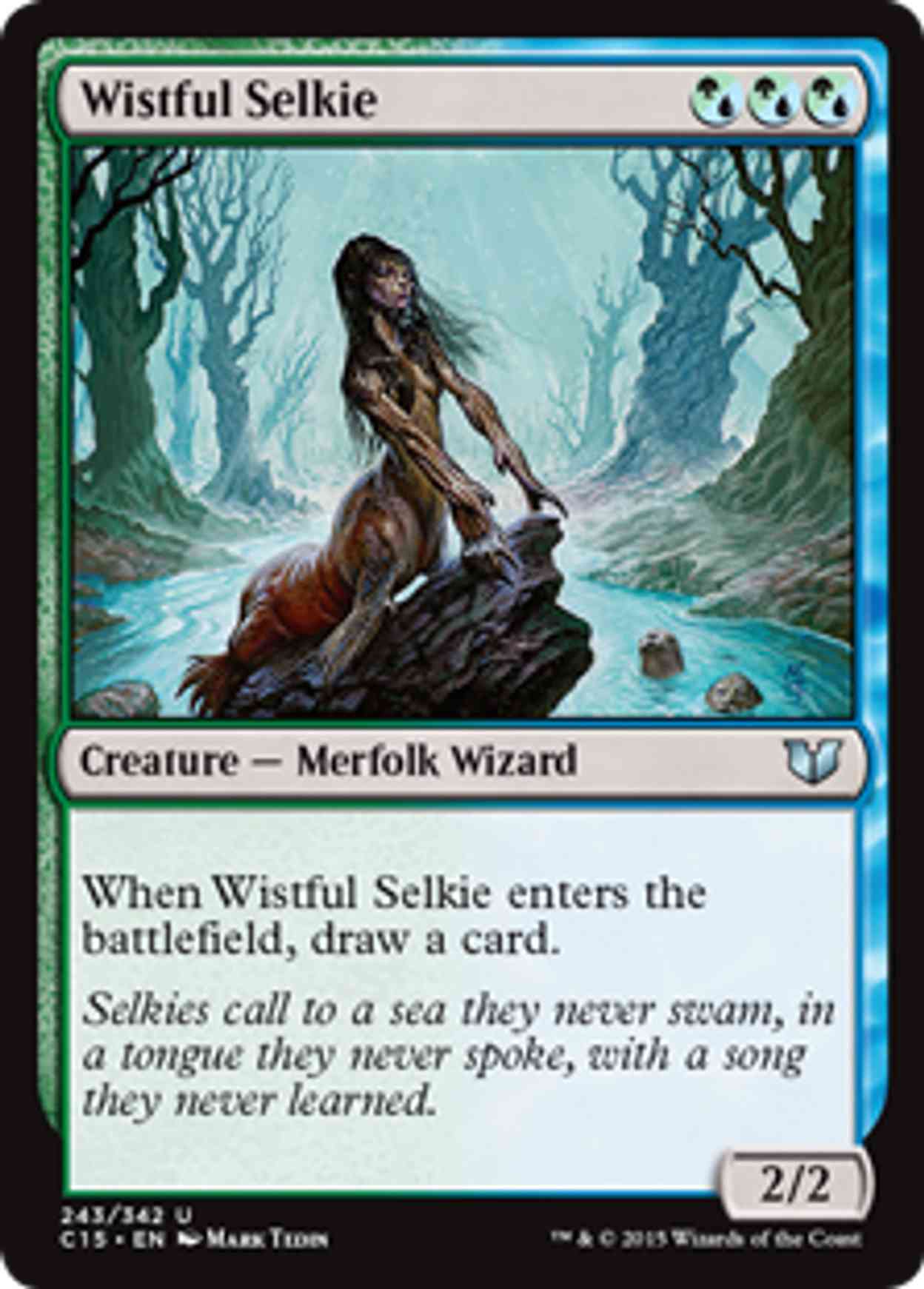 Wistful Selkie magic card front