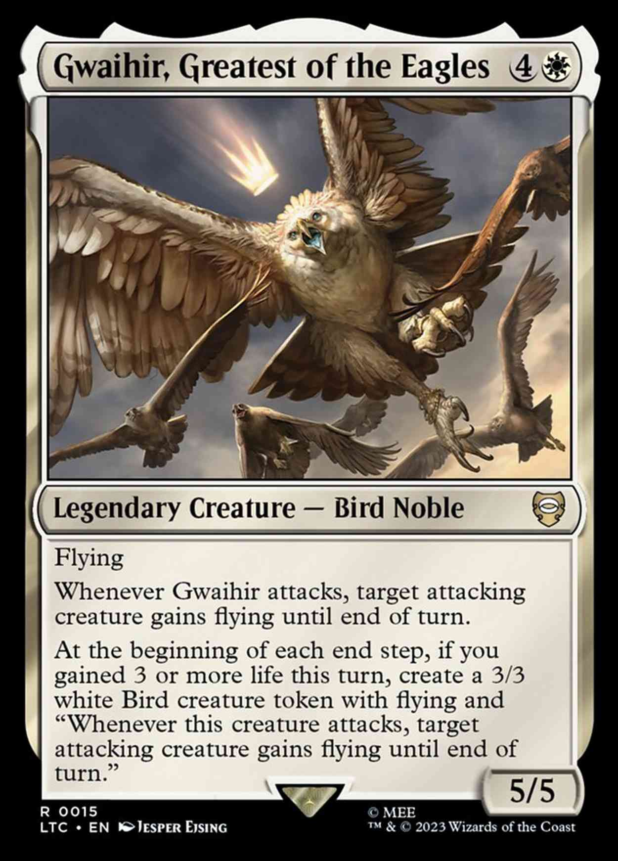 Gwaihir, Greatest of the Eagles magic card front