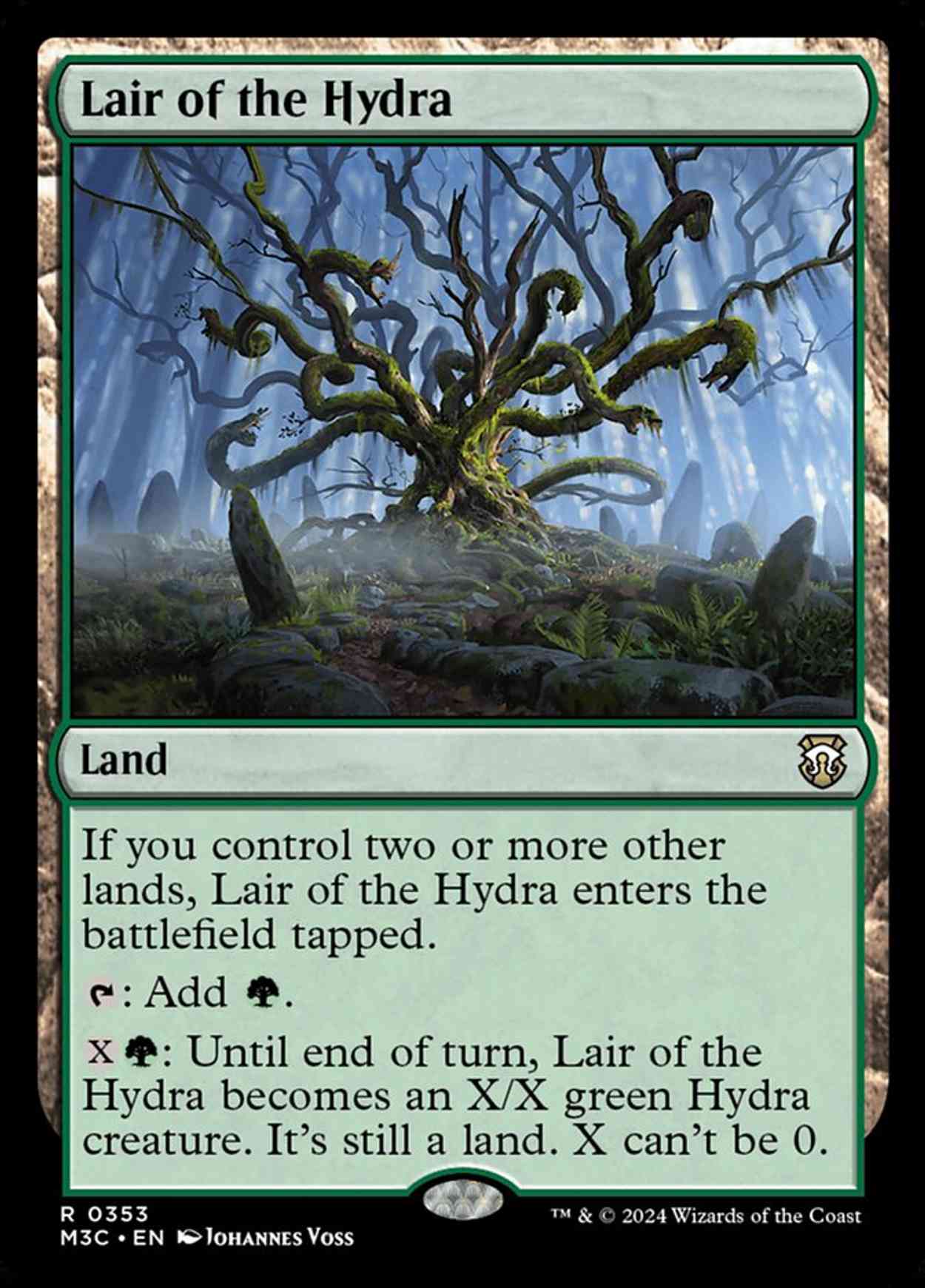 Lair of the Hydra magic card front