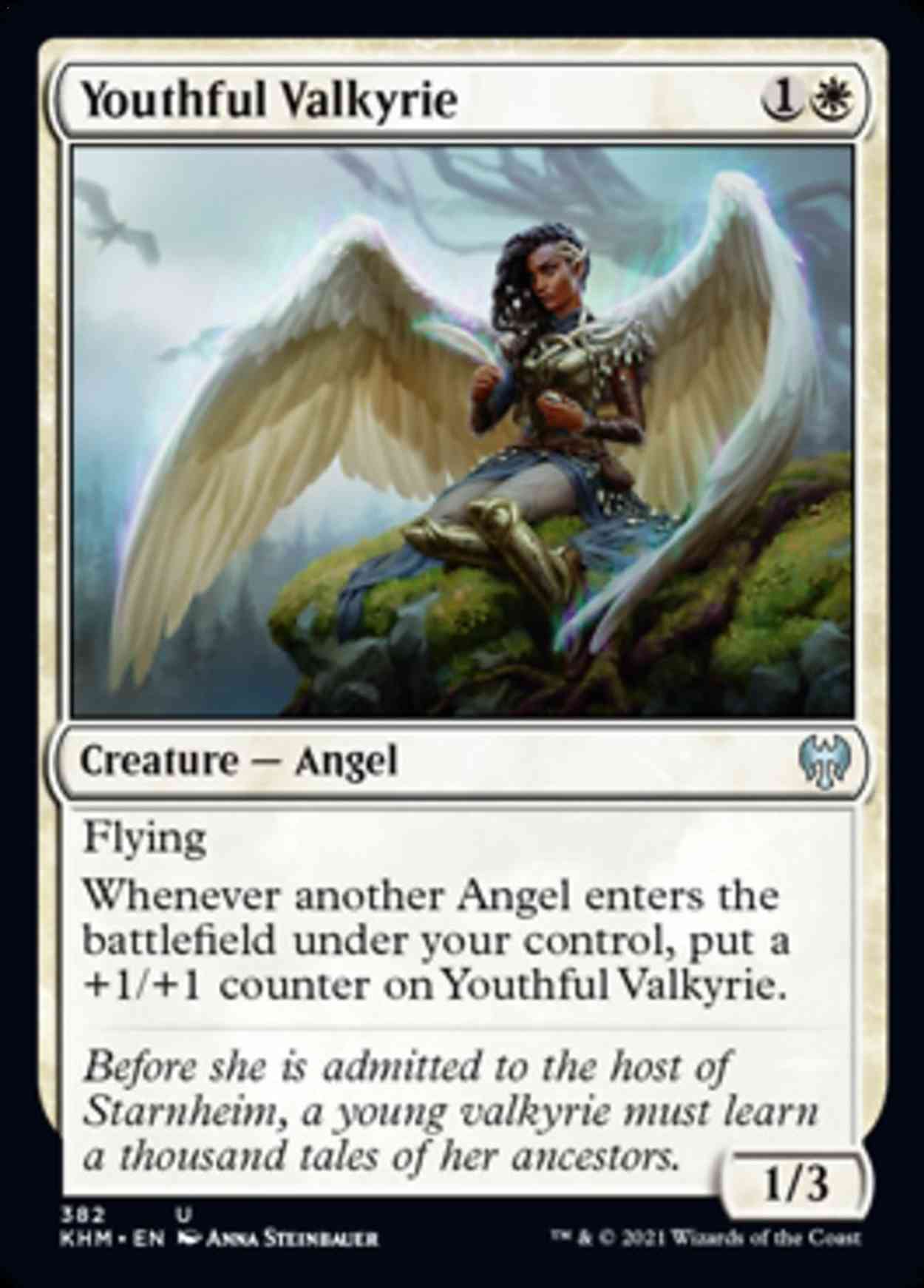 Youthful Valkyrie magic card front