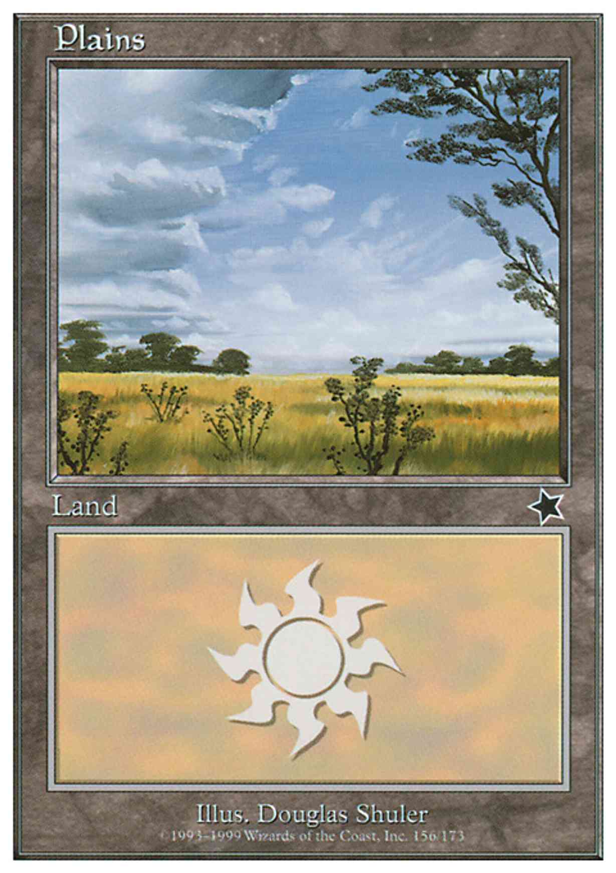 Plains (156)  magic card front