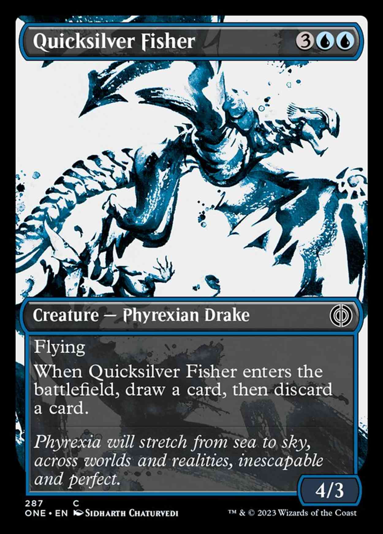 Quicksilver Fisher (Showcase) magic card front