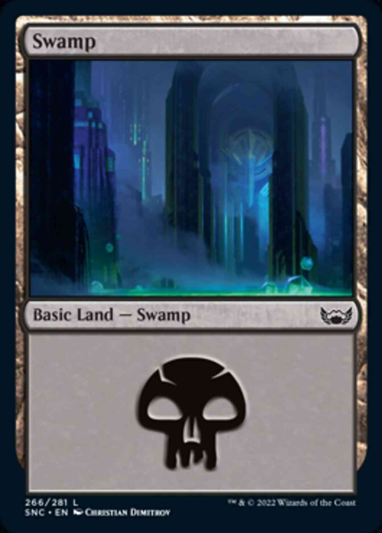 Swamp (266) magic card front