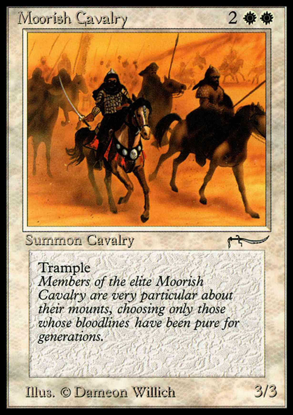 Moorish Cavalry (Light) magic card front