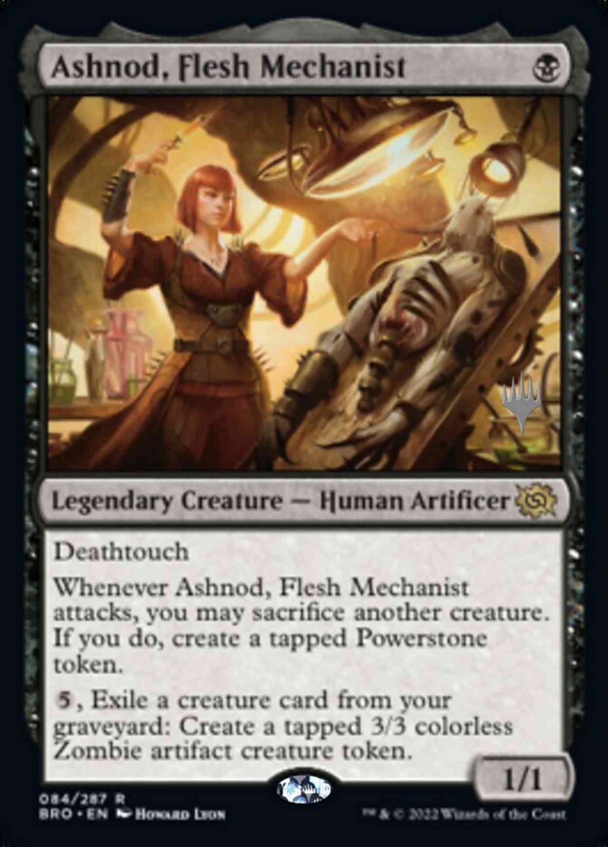 Ashnod, Flesh Mechanist magic card front