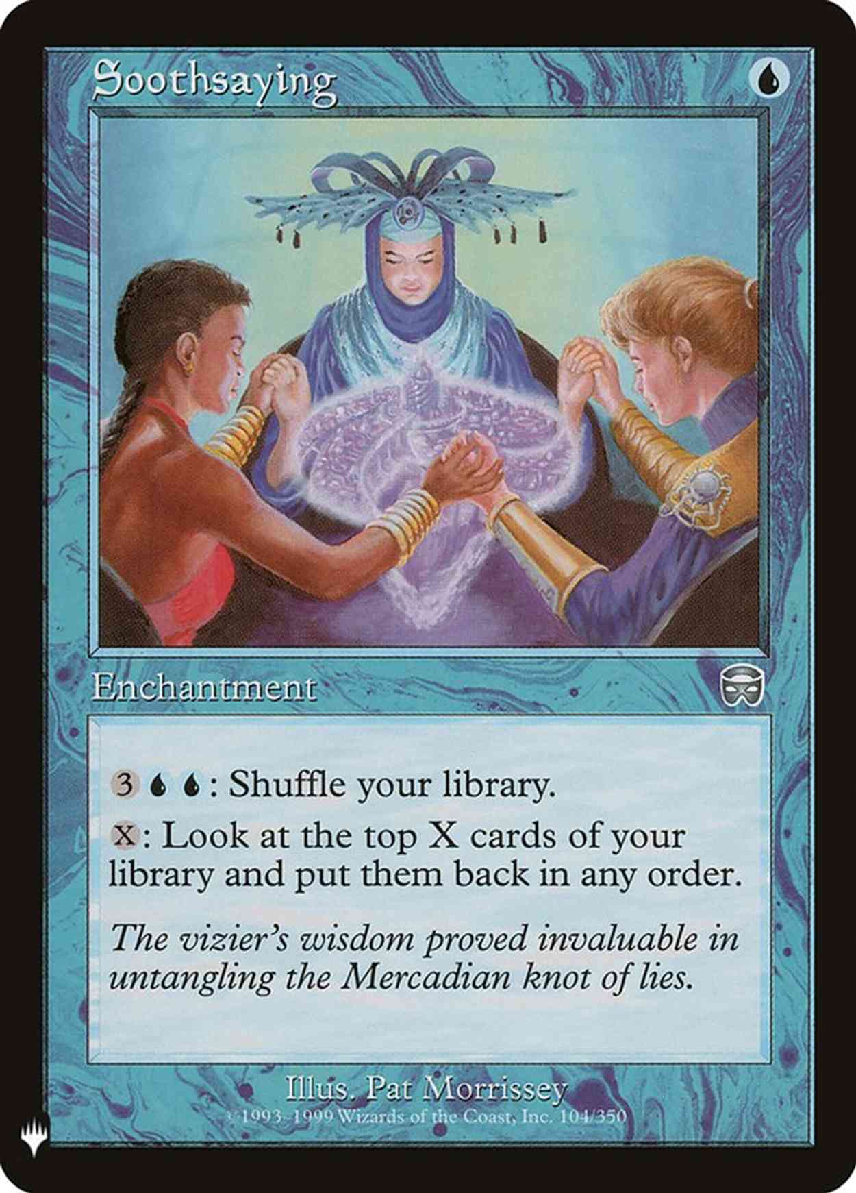 Soothsaying magic card front