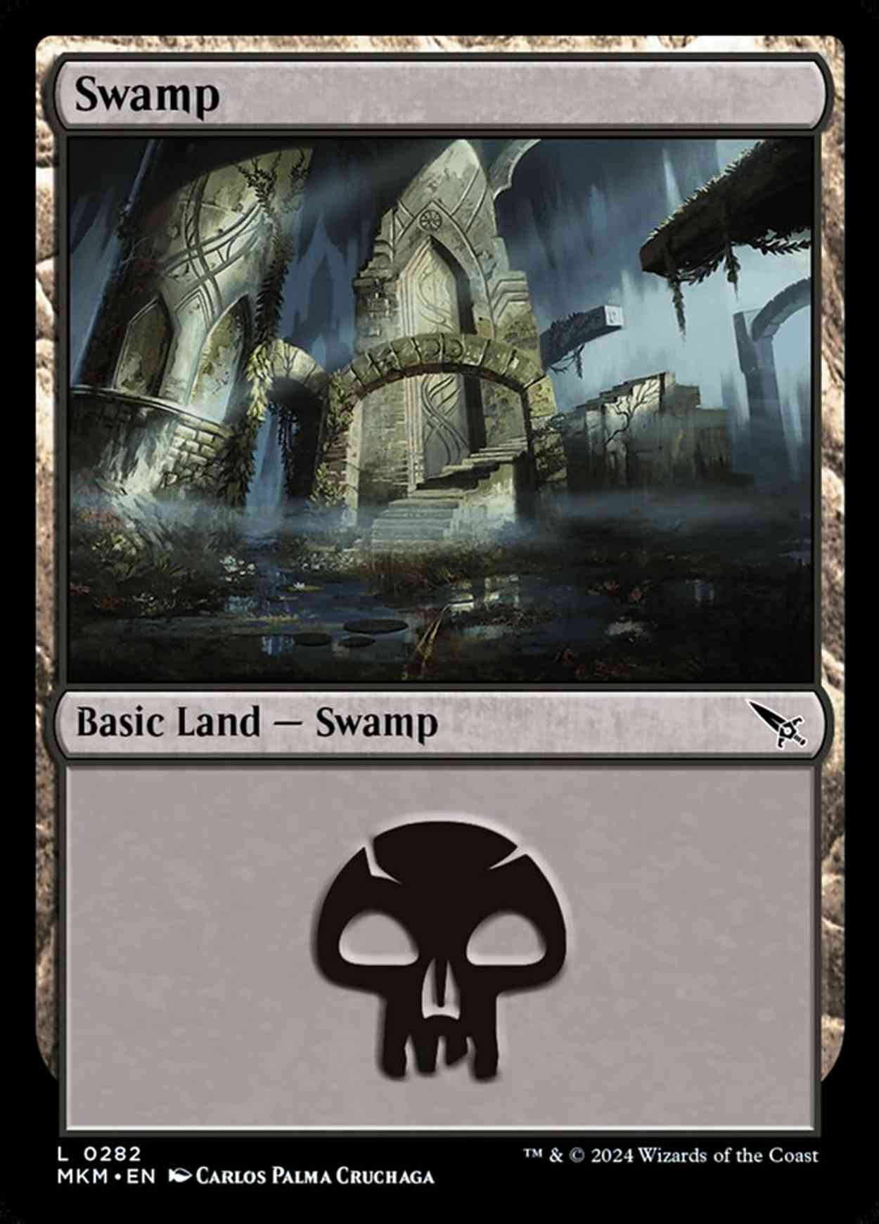 Swamp (0282) magic card front