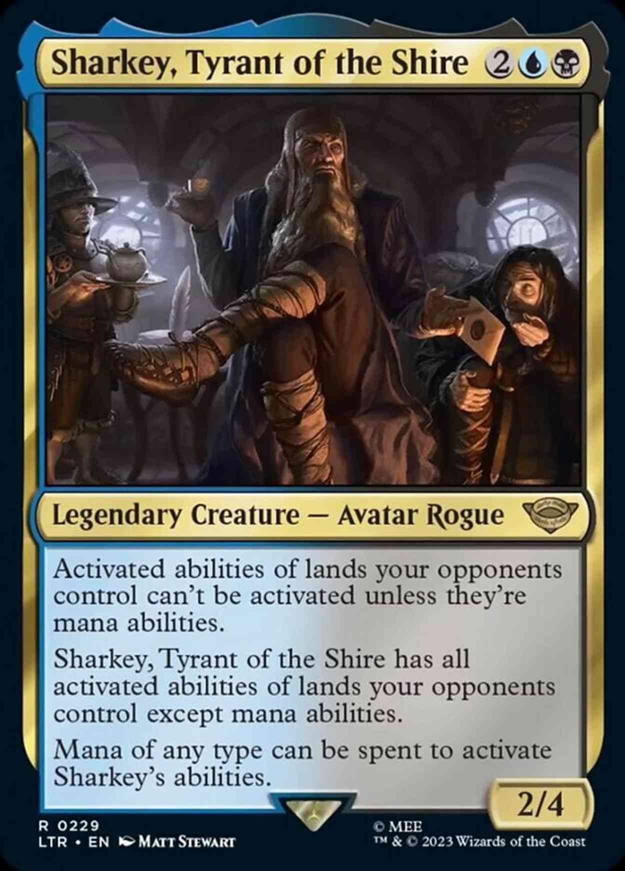 Sharkey, Tyrant of the Shire magic card front